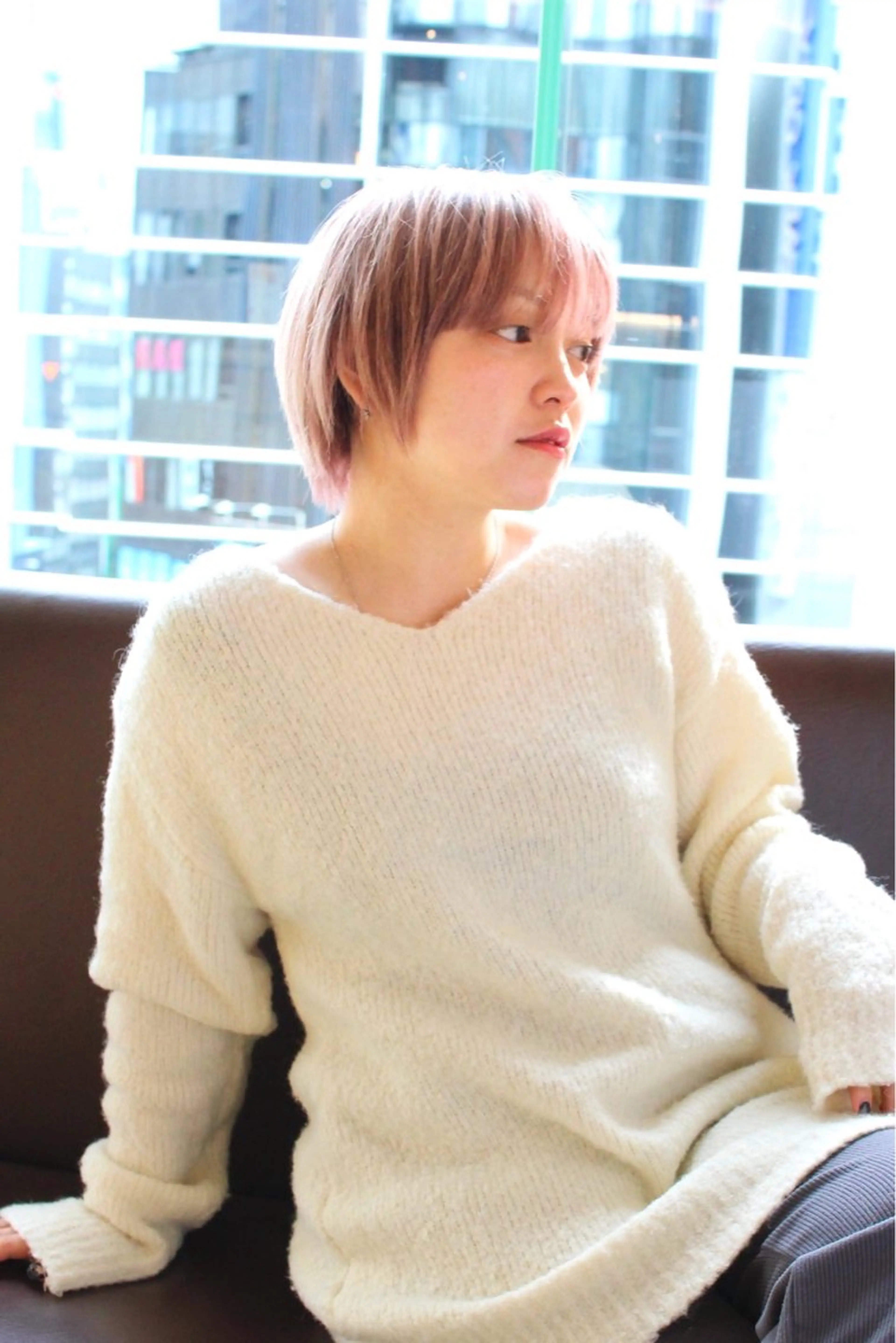 ショート カラー ヘアカラー トリートメント 千 田のヘアスタイル