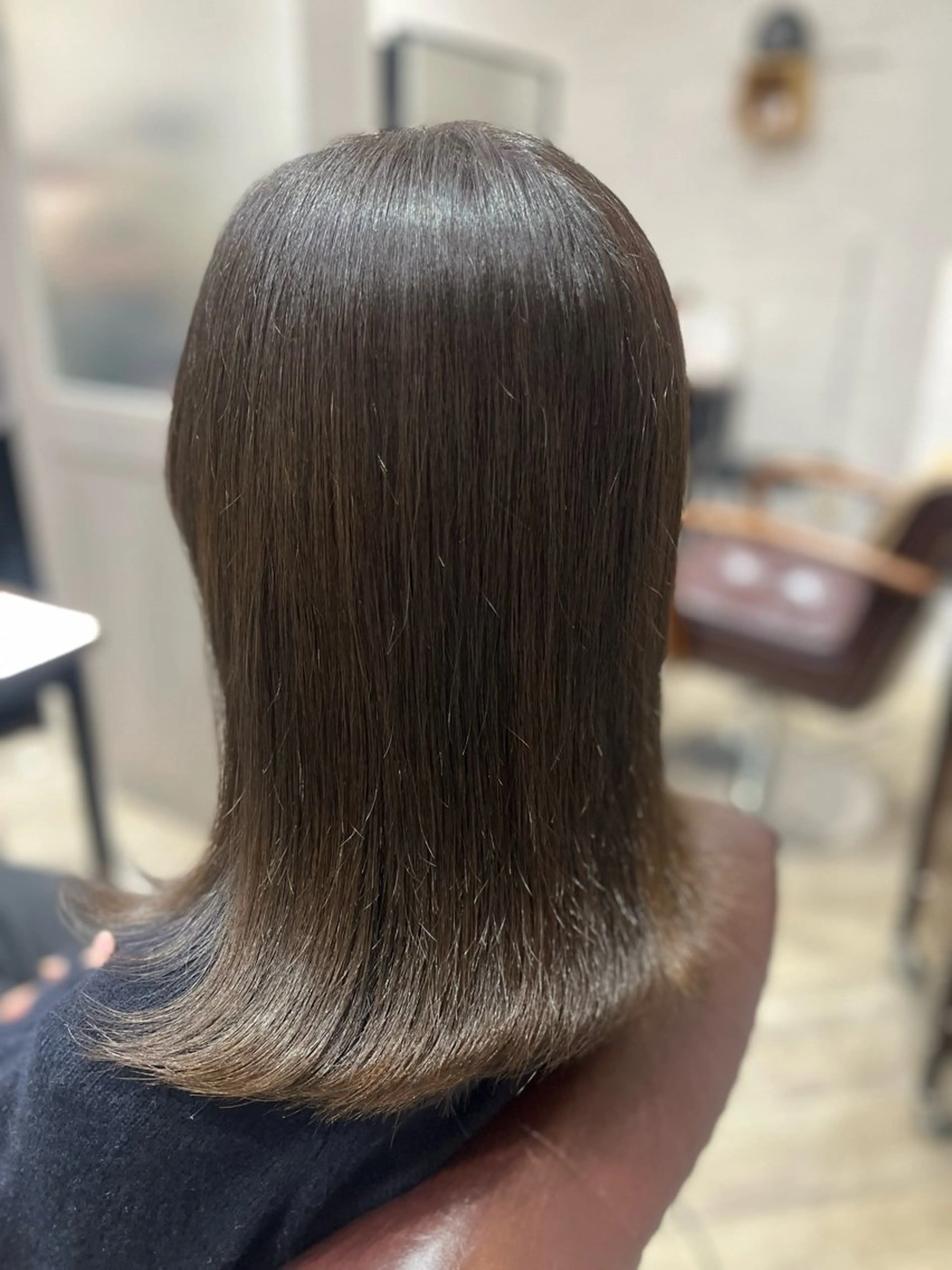 ミディアム カラー ベージュカラー オリーブベージュ カット ヘアカラー トリートメント 🫧ぷる艶カラー🫧 Yuubi🦩のヘアスタイル