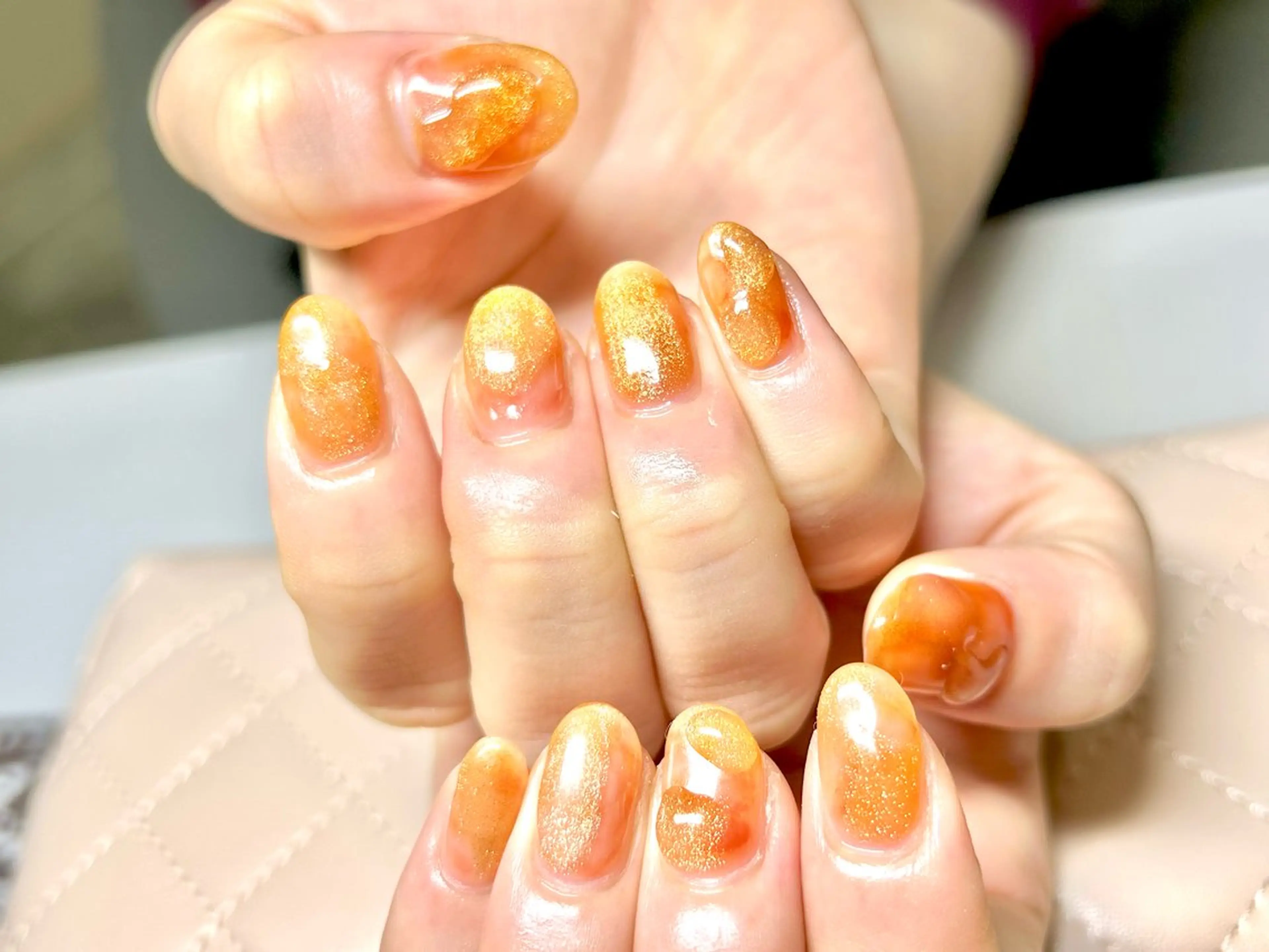ネイル 持ち込み ハンドネイル Mela ミユ🌼.*のネイルデザイン