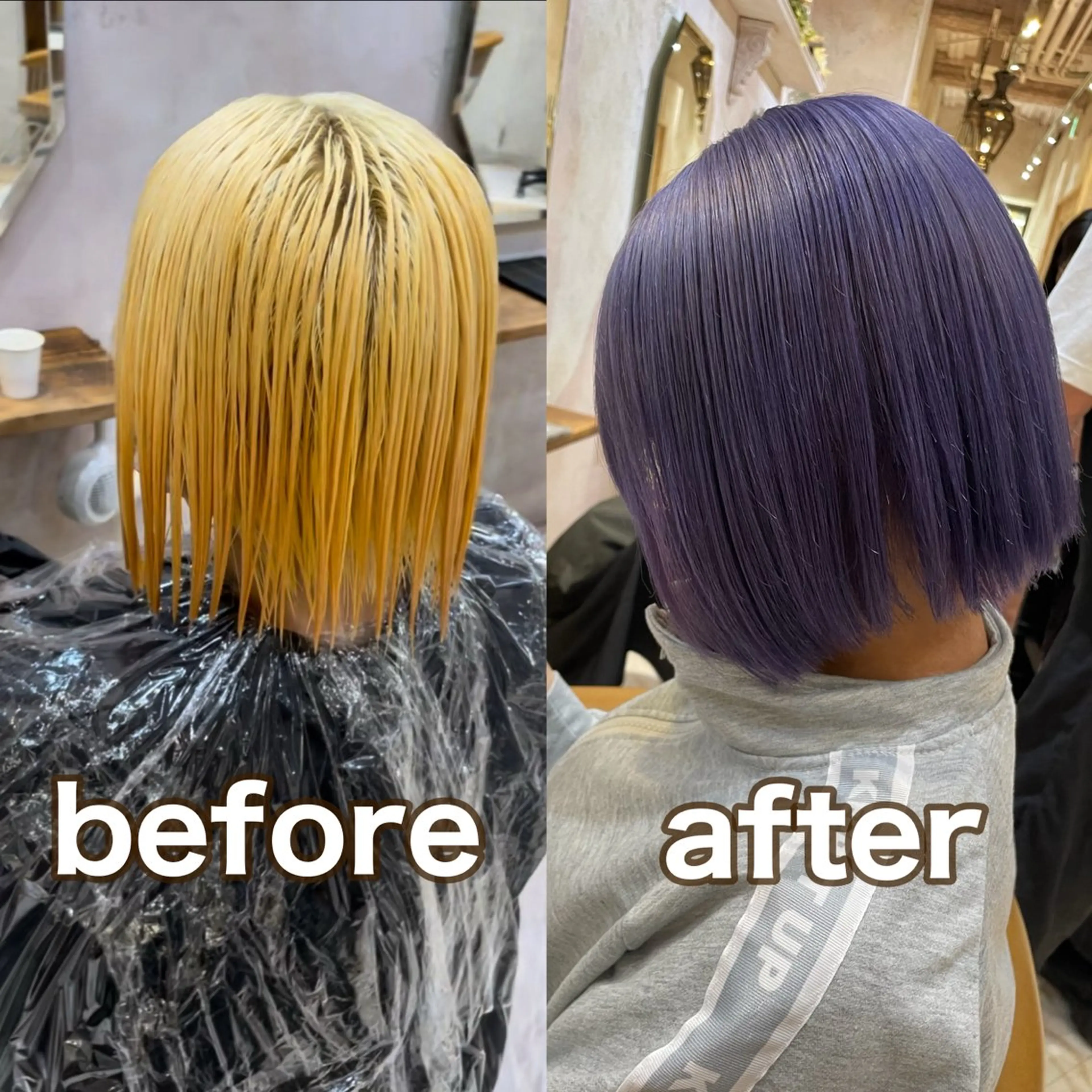 ミディアム カラー ブリーチなし 透明感カラー/艶髪のヘアスタイル