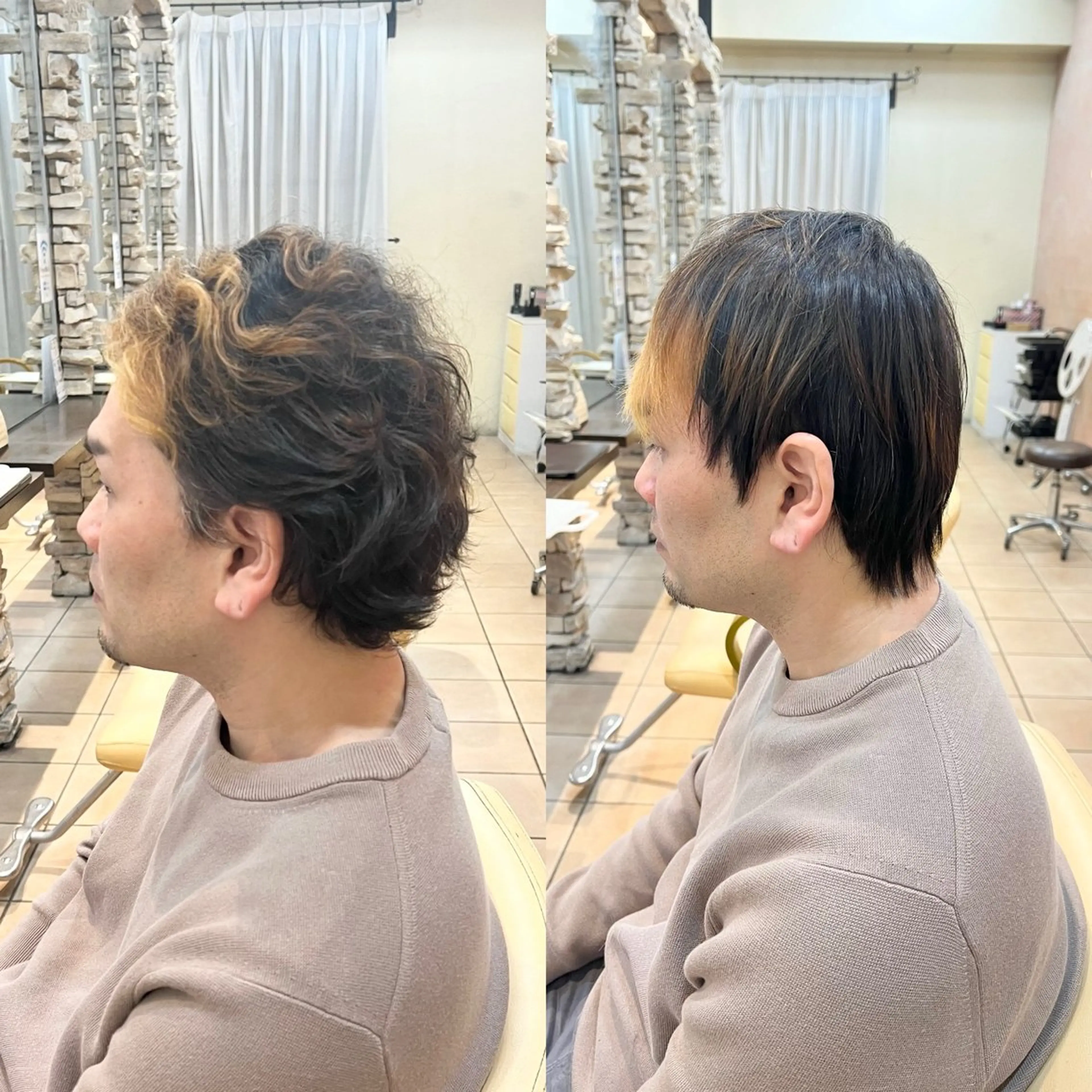 【✖️でも可能土日もオッケー18時半限定クーポン】縮毛矯正➕メンズカット6600の写真