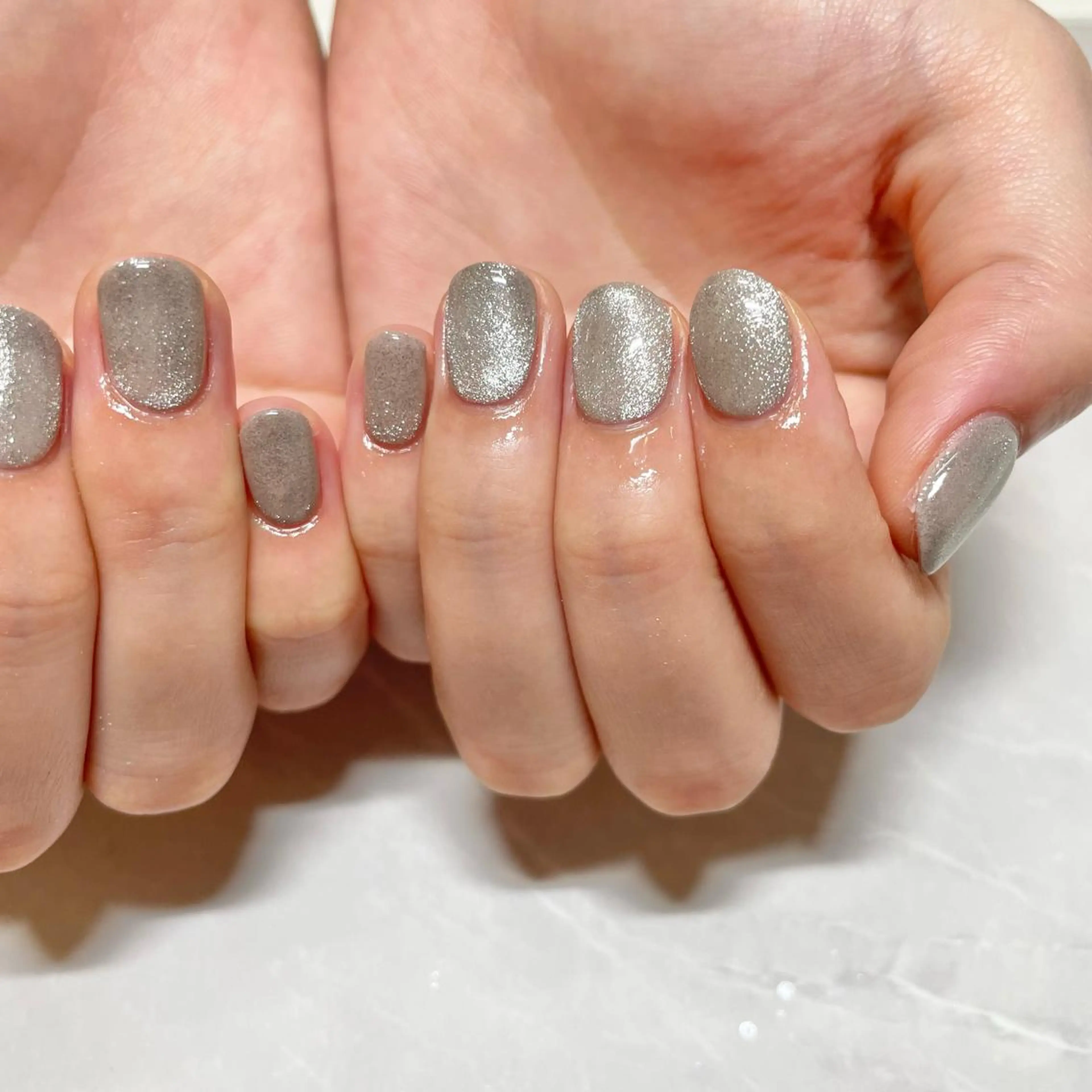 ネイル マグネットネイル ハンドネイル 大山 楓花のネイルデザイン