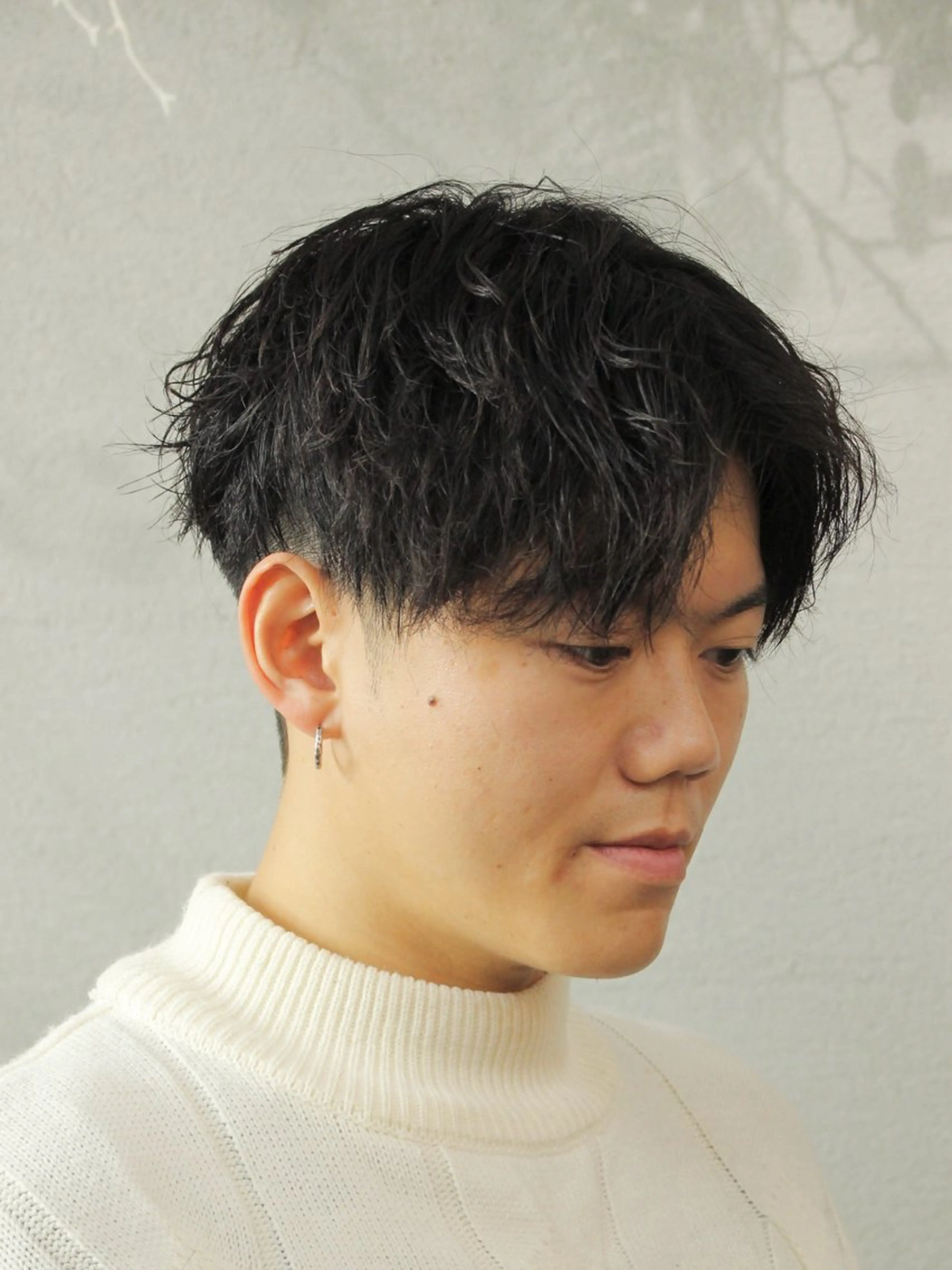 ショート パーマ メンズ メンズパーマ ツイストスパイラルパーマ スパイラルパーマ メンズ/ケアパーマ /hayashiのヘアスタイル