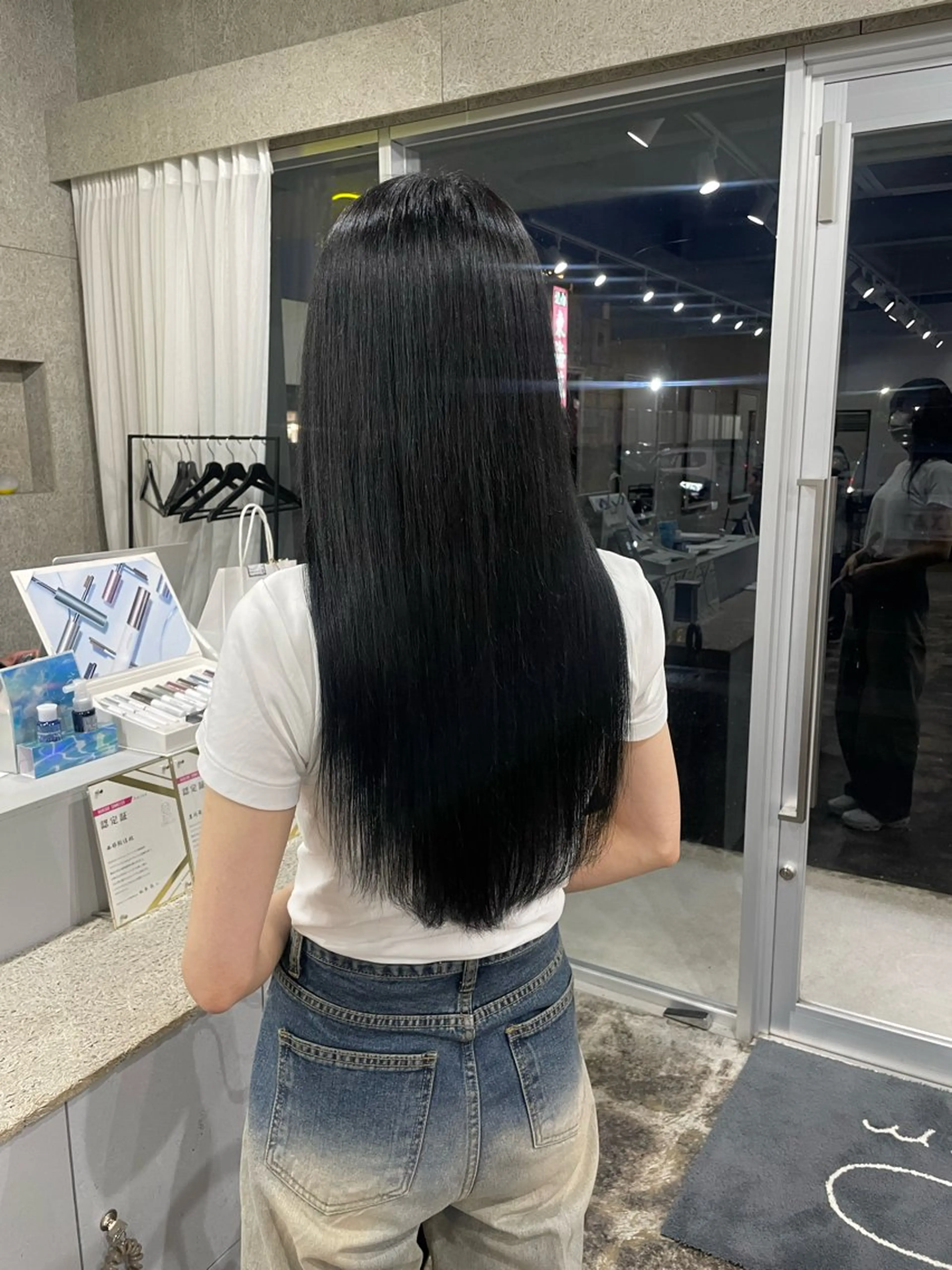 ロング カラー 黒髪 髪質改善 トリートメント shiba tomomiのヘアスタイル