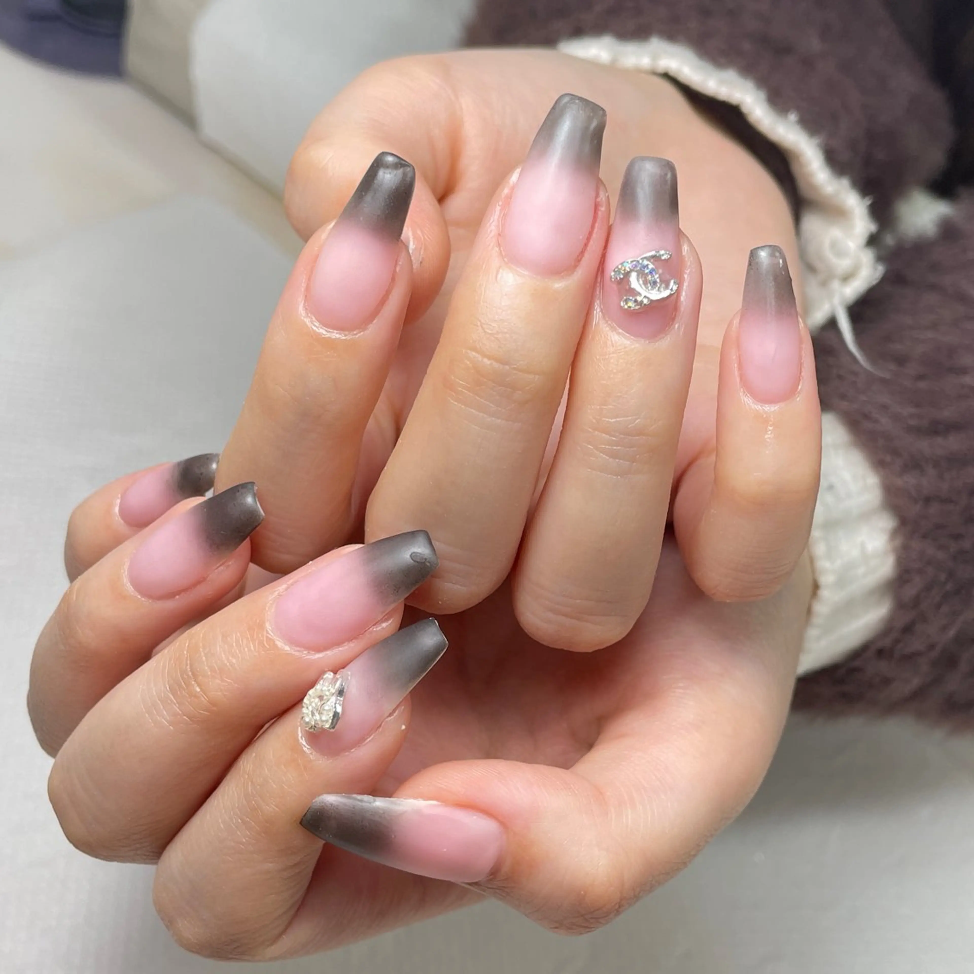 ネイル アートネイル フレンチネイル ジェルネイル グラデーション 韓国ネイル ハンドネイル 久保田 マリコのネイルデザイン