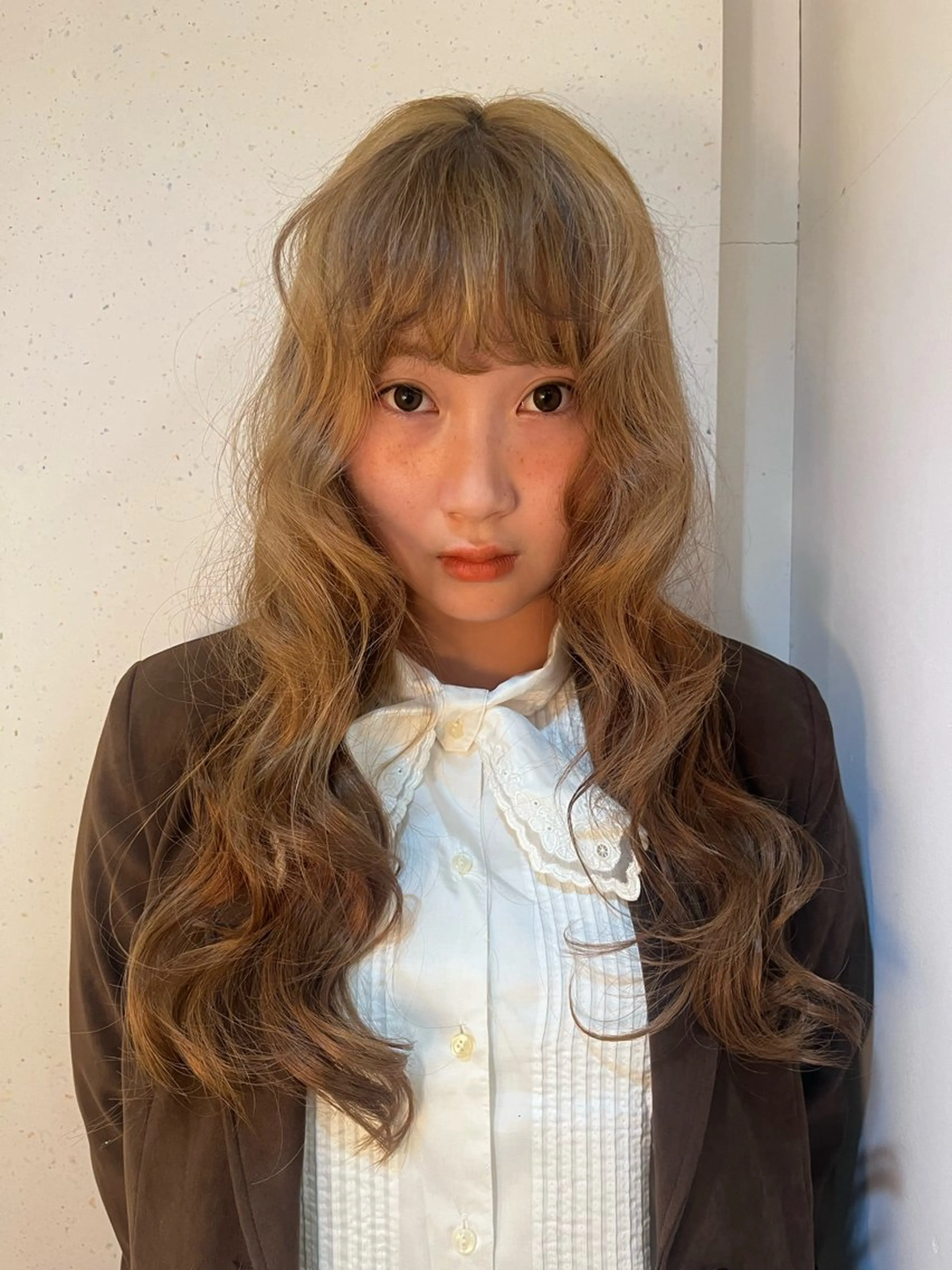 ロング カラー ヘアカラー ness 一花のヘアスタイル