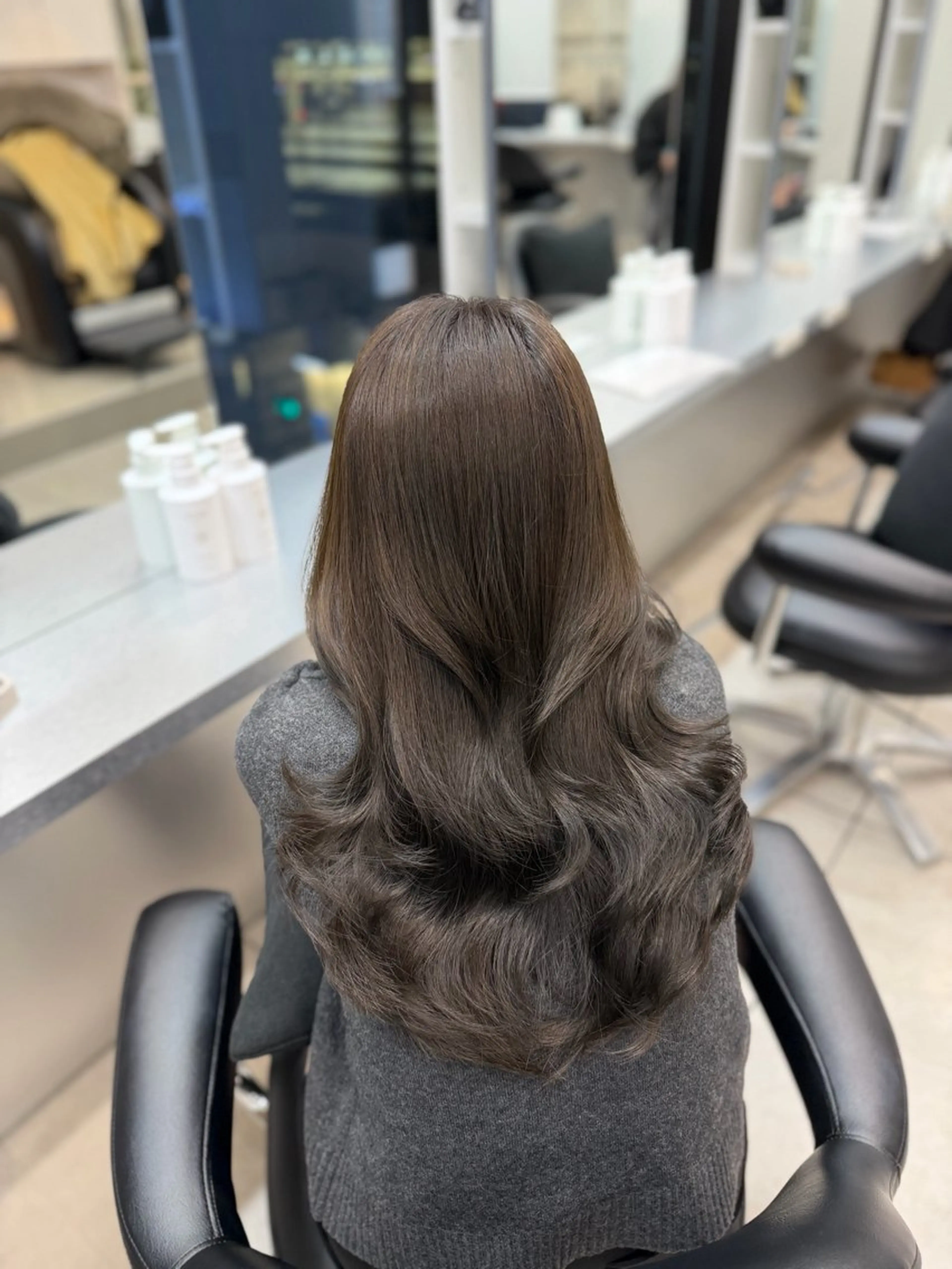 ロング カット ヘアカラー トリートメント 艶髪/縮毛矯正/ Core mikuaのヘアスタイル