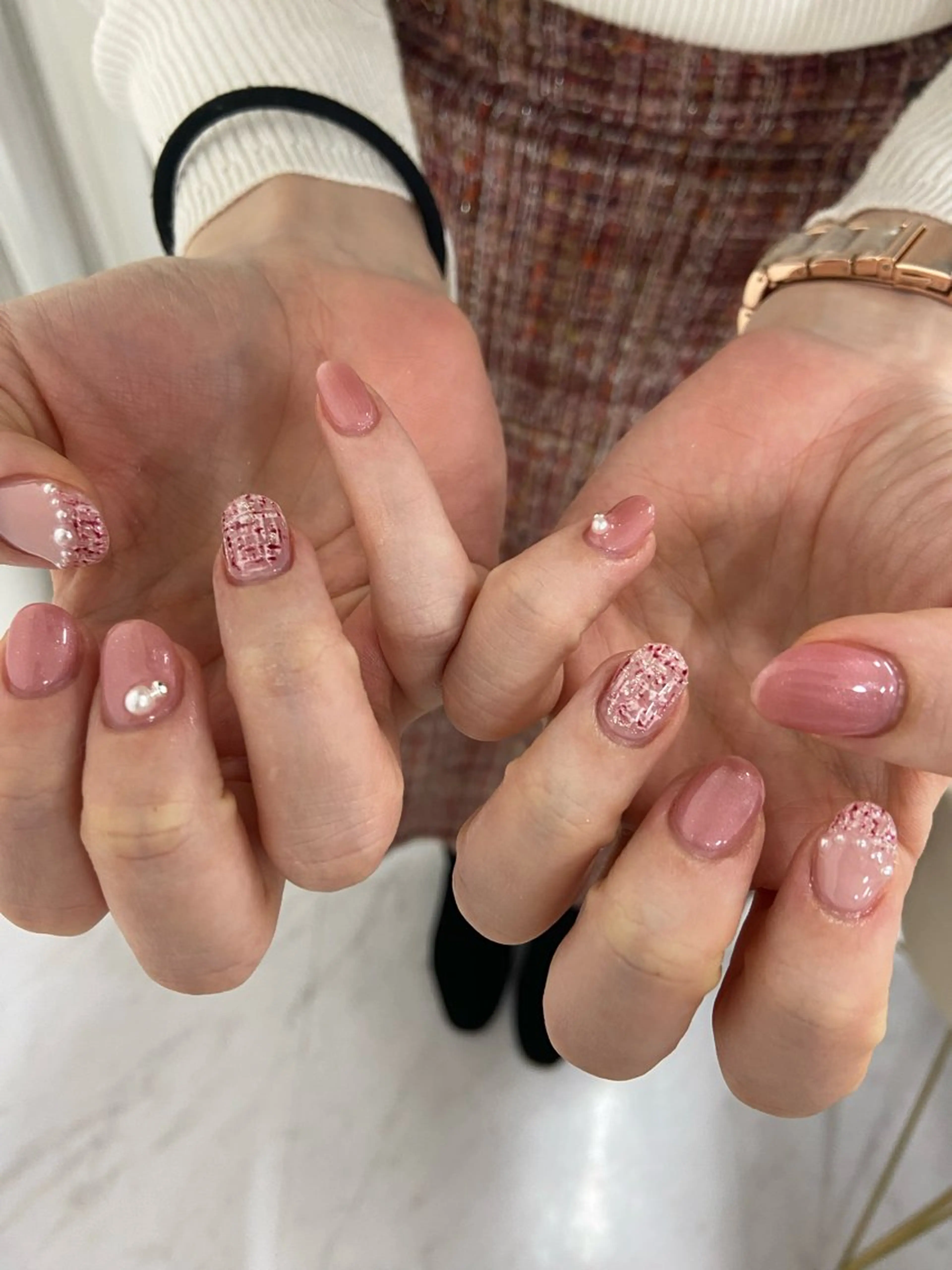 ネイル ハンドネイル HIKARI 4uまつ毛ネイルのネイルデザイン