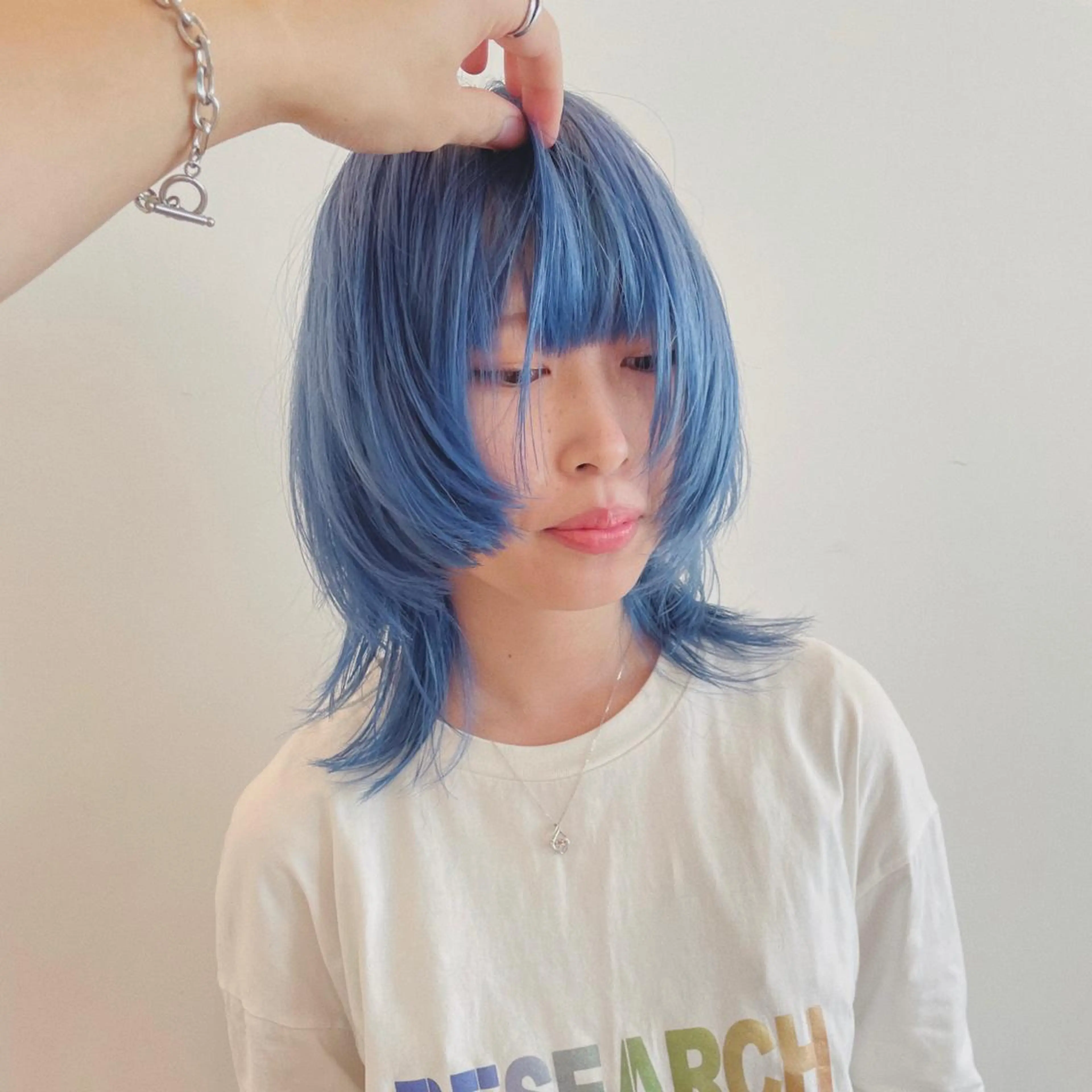 ミディアム スギヤマ ショウゴのヘアスタイル