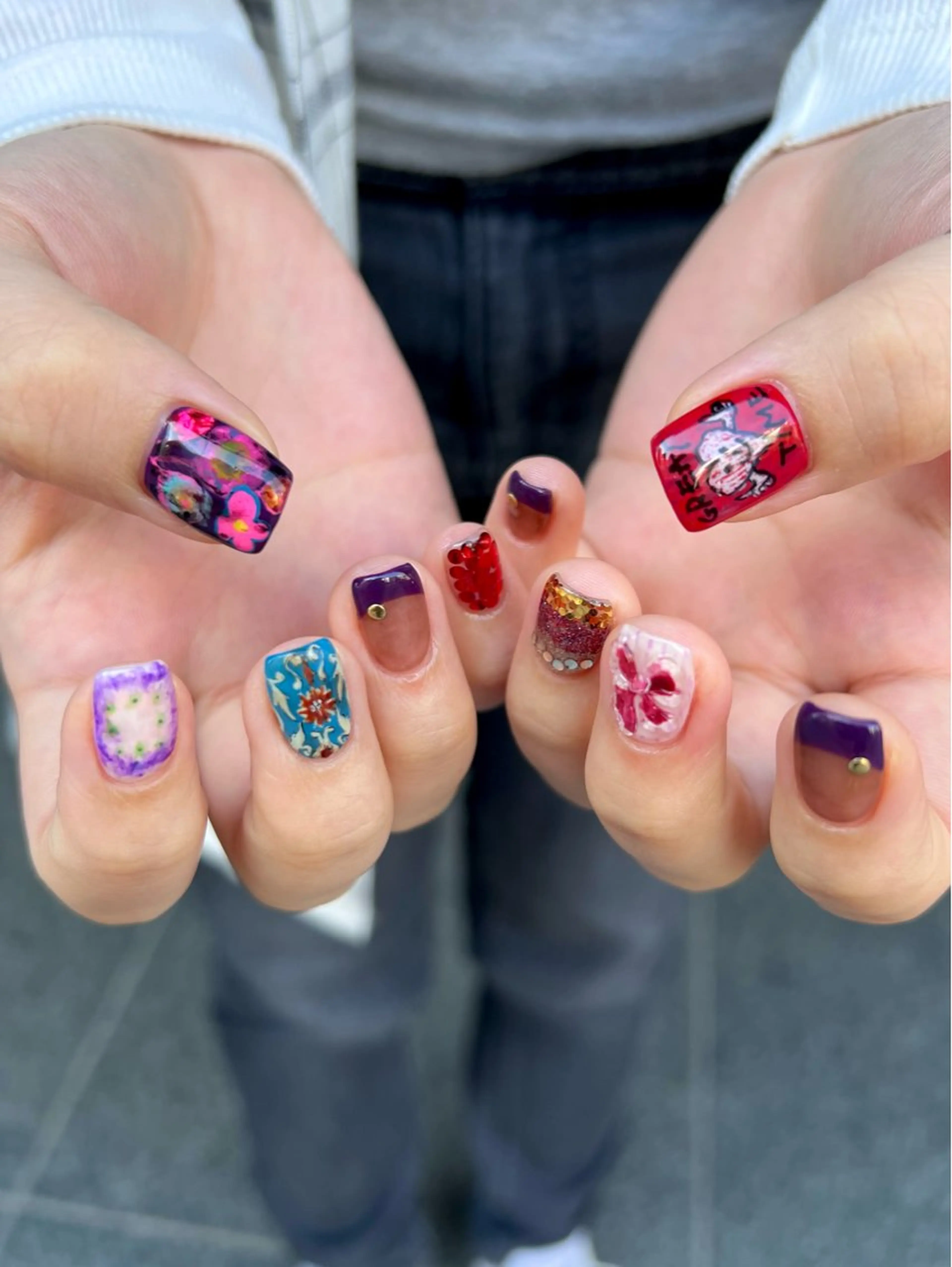 ネイル ハンドネイル 🧁🥕 asukaのネイルデザイン