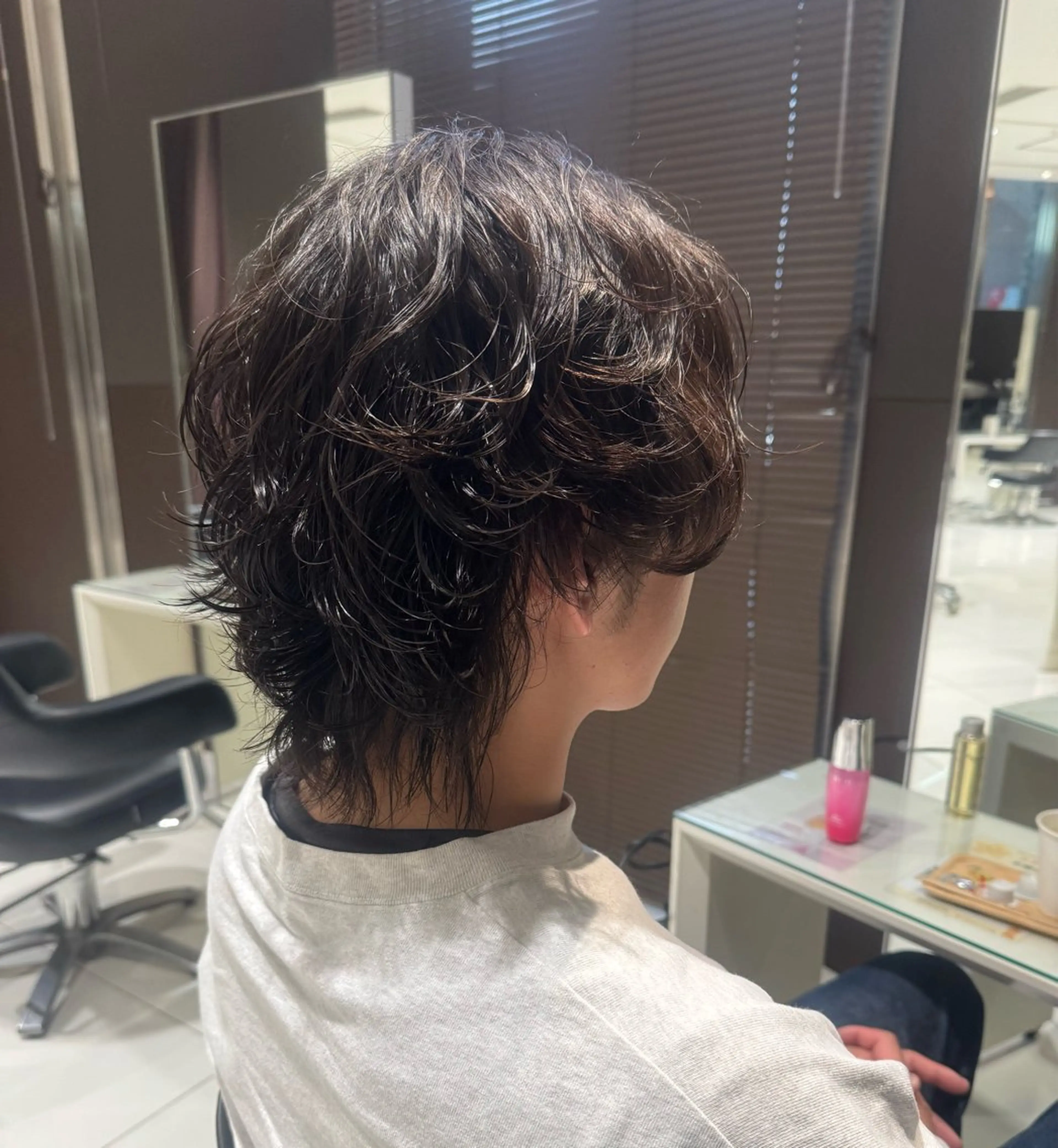 ミディアム パーマ メンズ カット パーマ AVANCE. annaのヘアスタイル