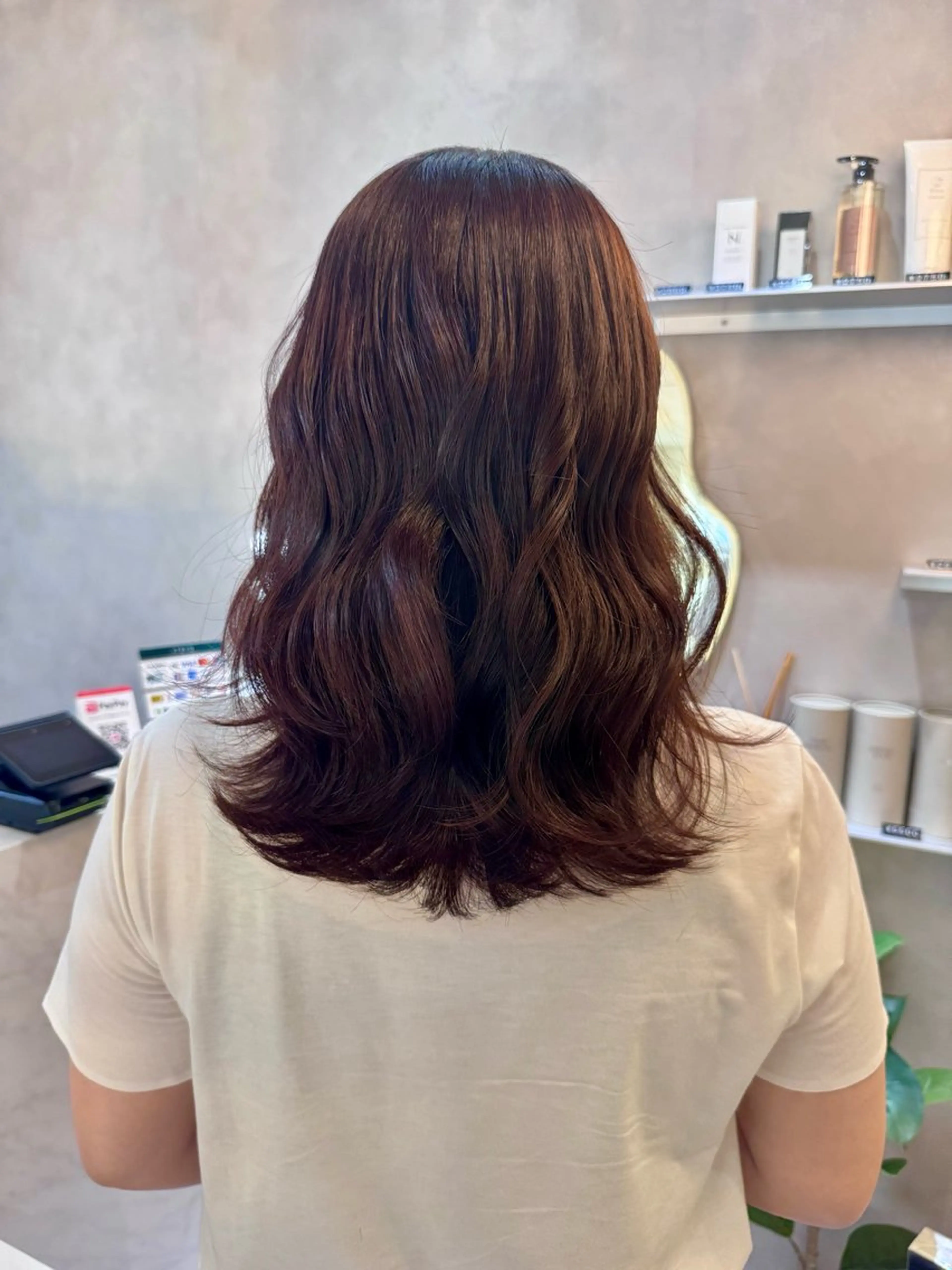 ミディアム カラー 🎀髪質改善/艶髪/ 艶カラー🎀浅田涼風のヘアスタイル