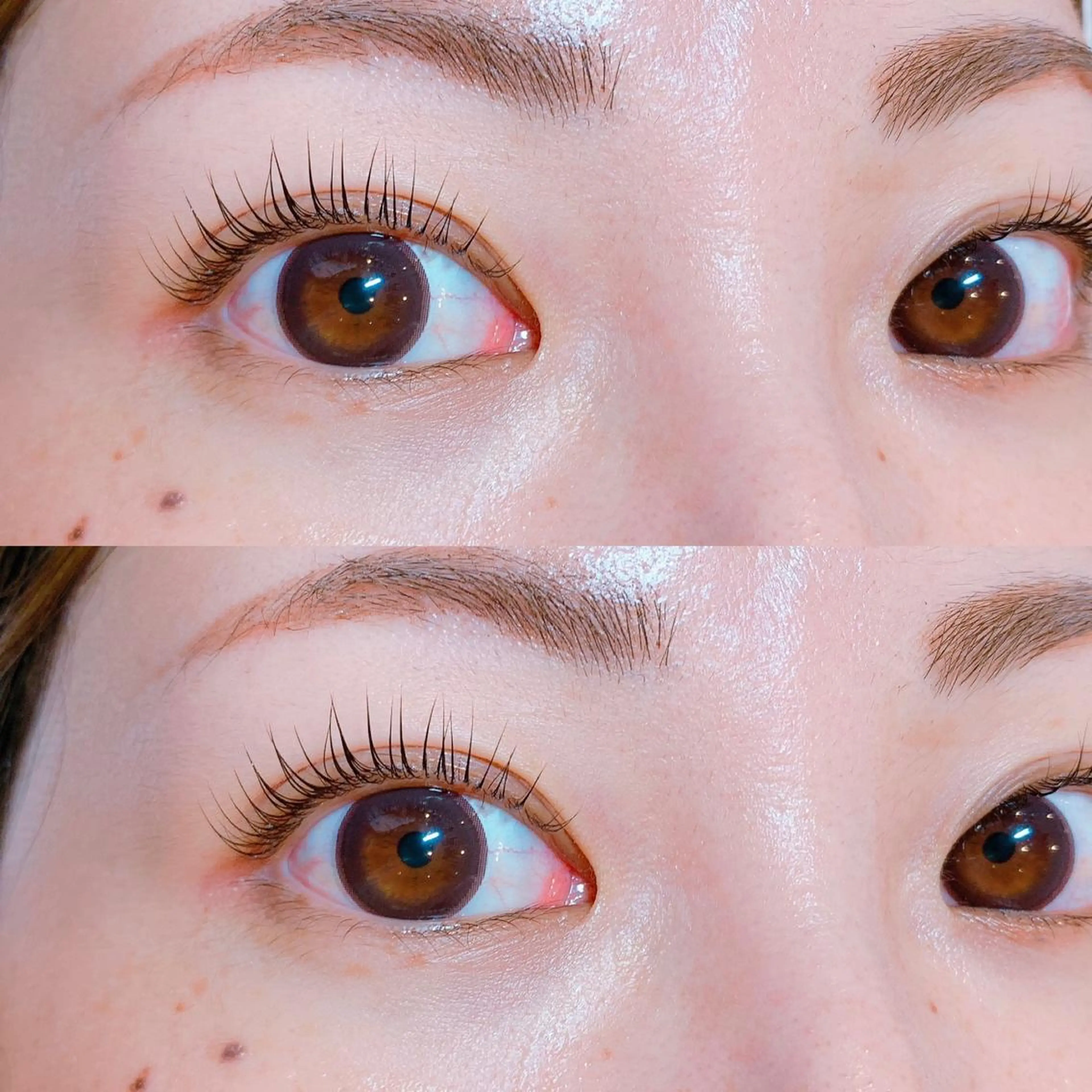 マツエク・マツパ パリジェンヌラッシュリフト Belle rinaのマツエク・マツパデザイン