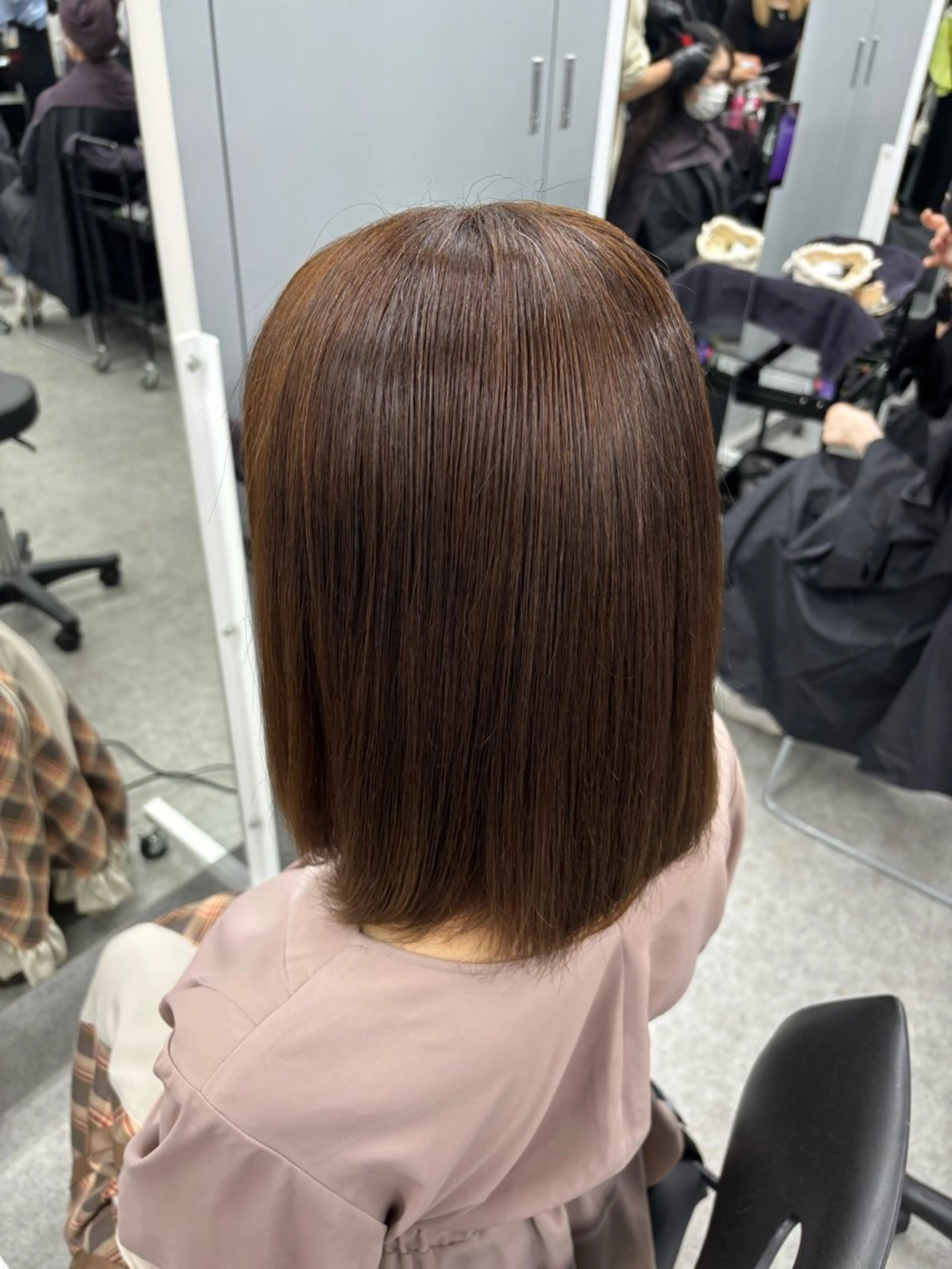 ミディアム 韓国トレンドヘア🤍 Chima🤍のヘアスタイル