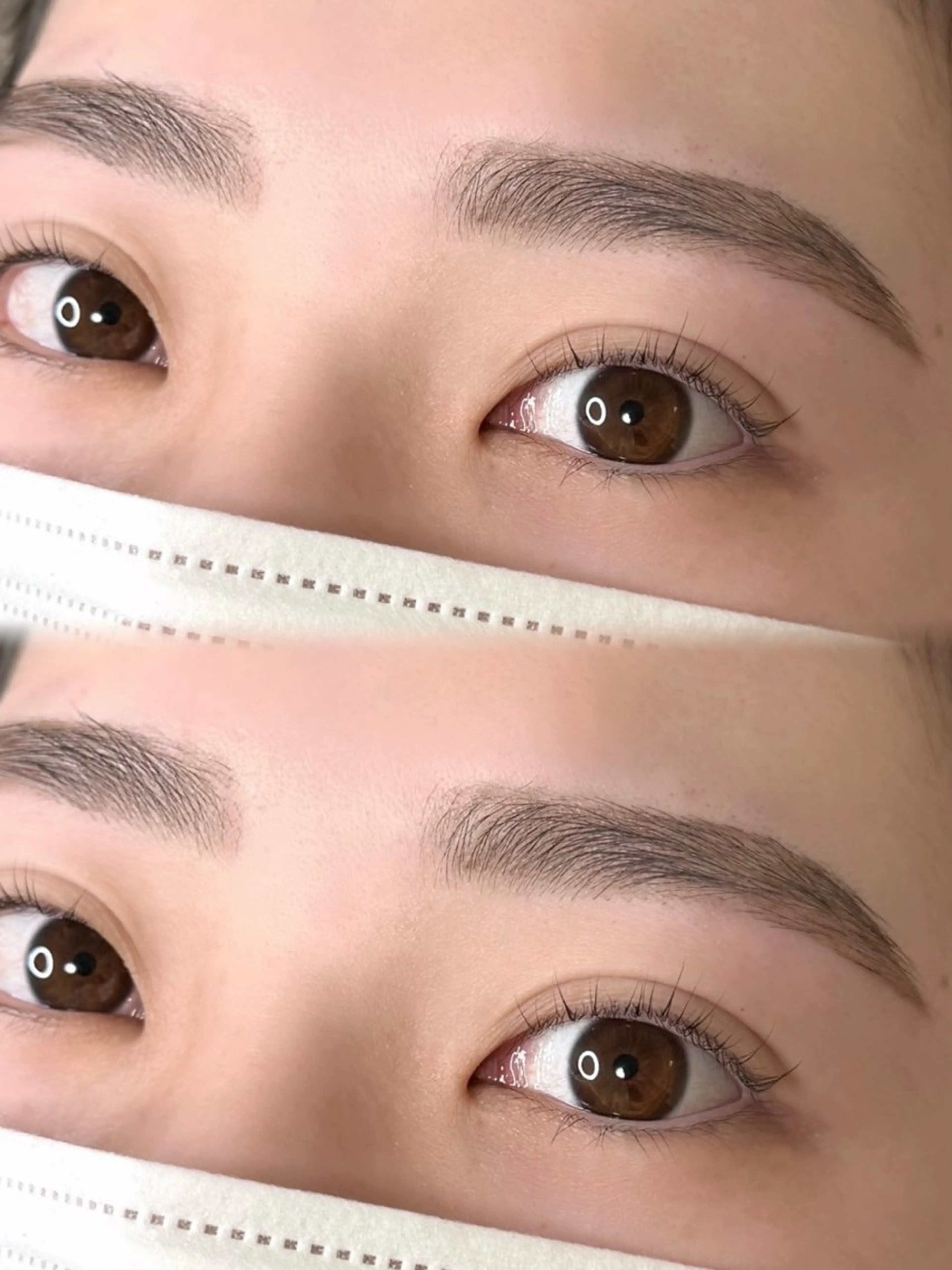 マツエク・マツパ パリジェンヌラッシュリフト 一重×まつ毛パーマ Three スリーの眉毛・アイブロウイメージ