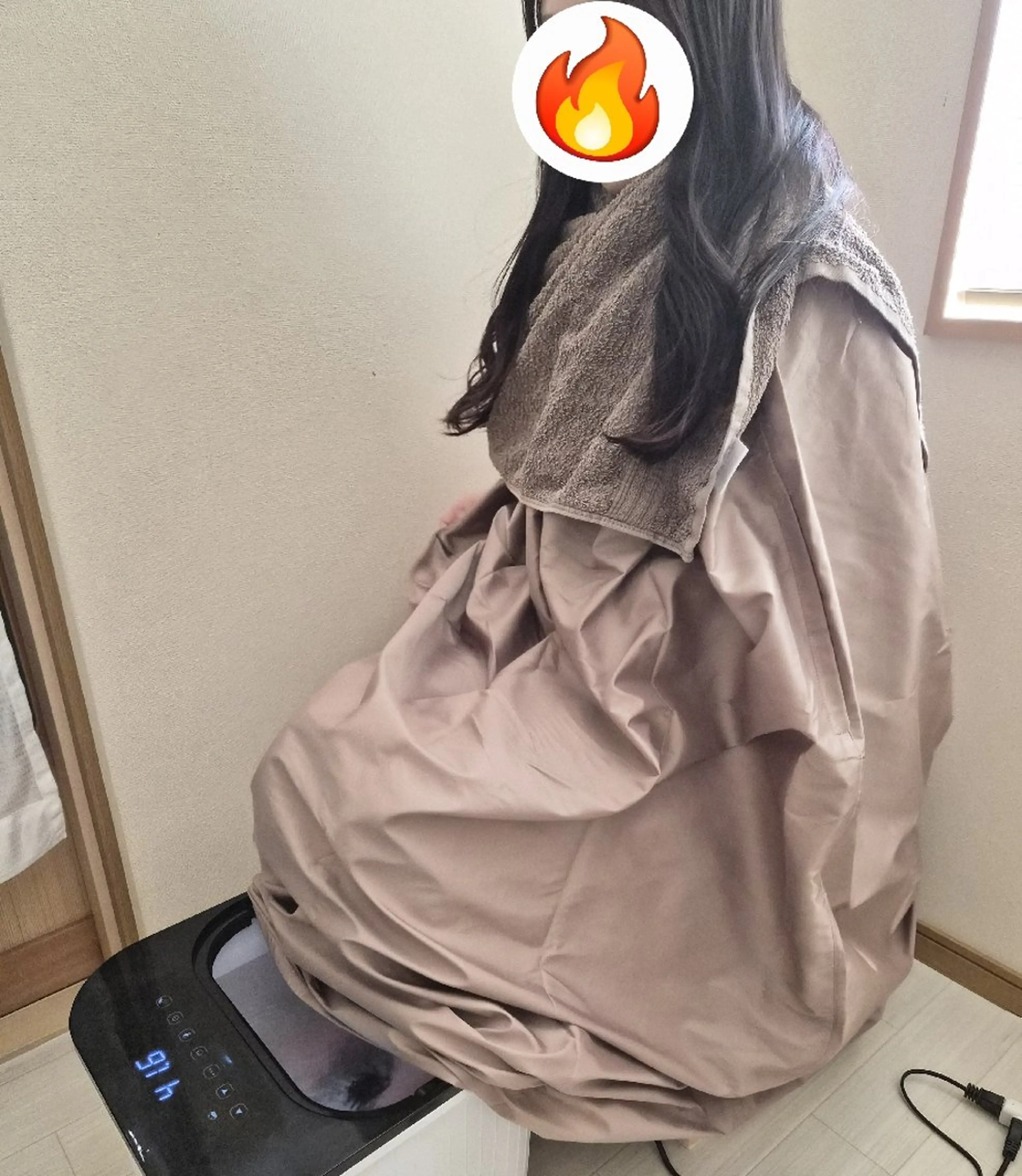 よもぎ蒸しの写真