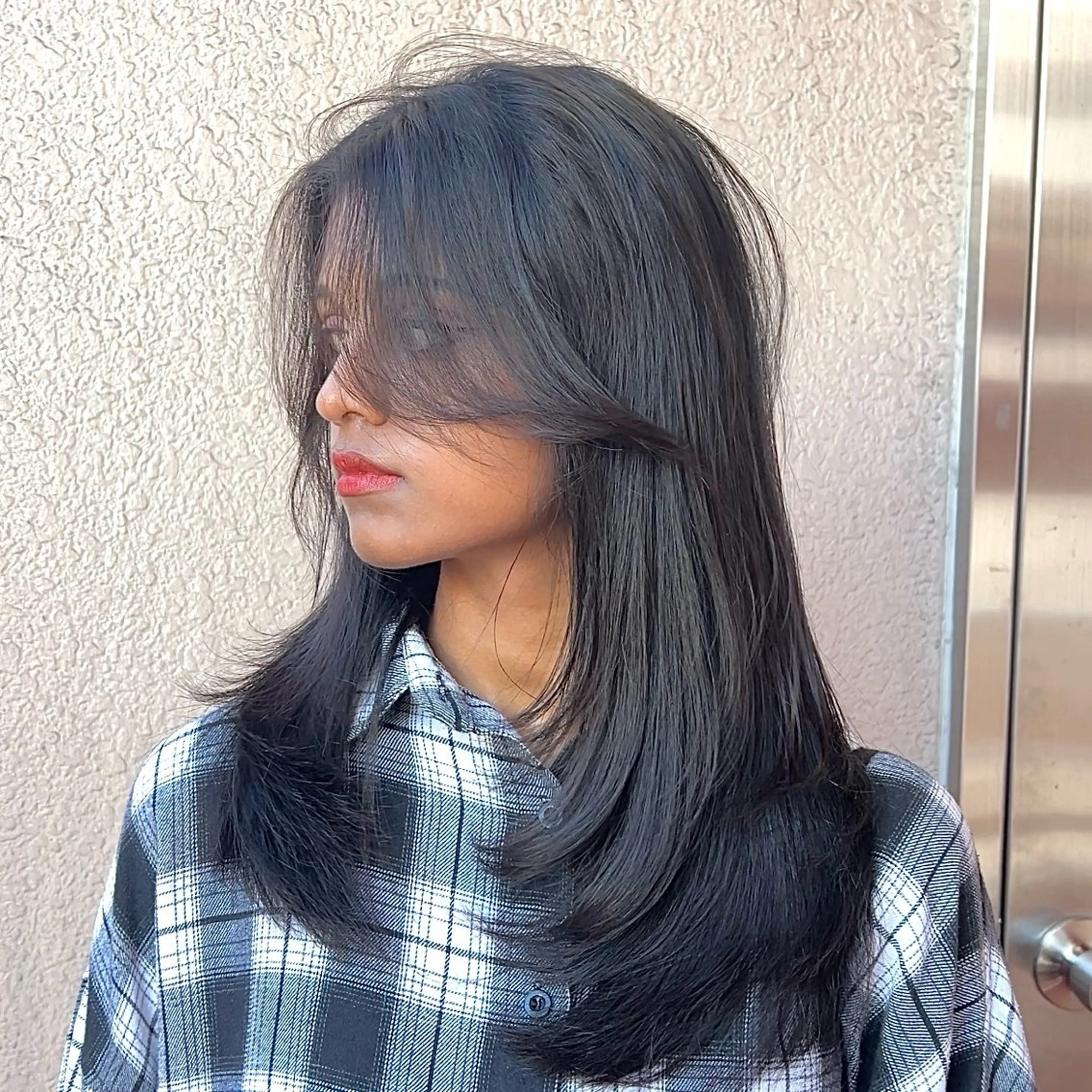 セミロング カラー レイヤーカット layercut✂️のヘアスタイル