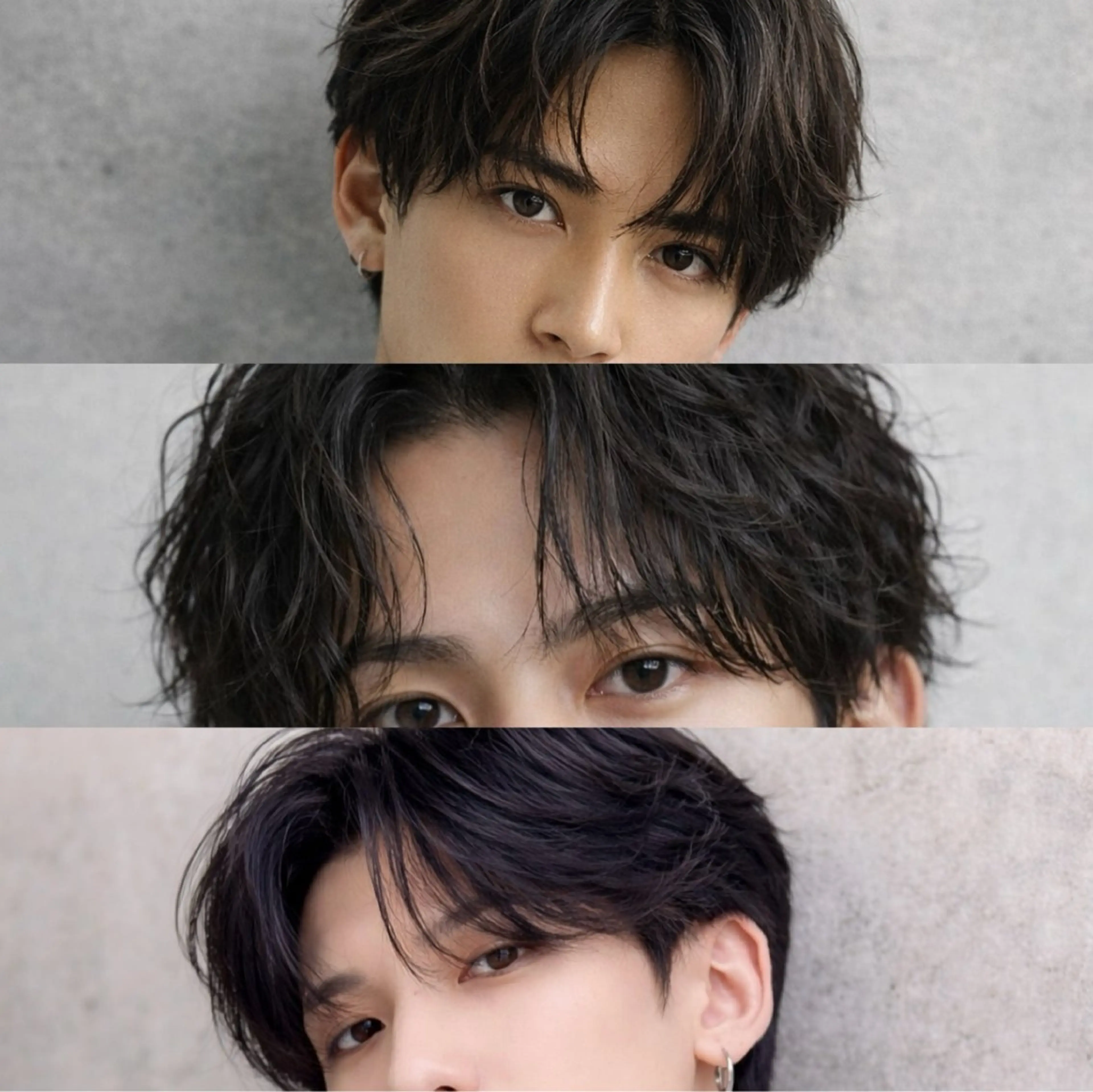 メンズ カット パーマ シャドウ/フェザー ニュアンスヘアメンズのヘアスタイル