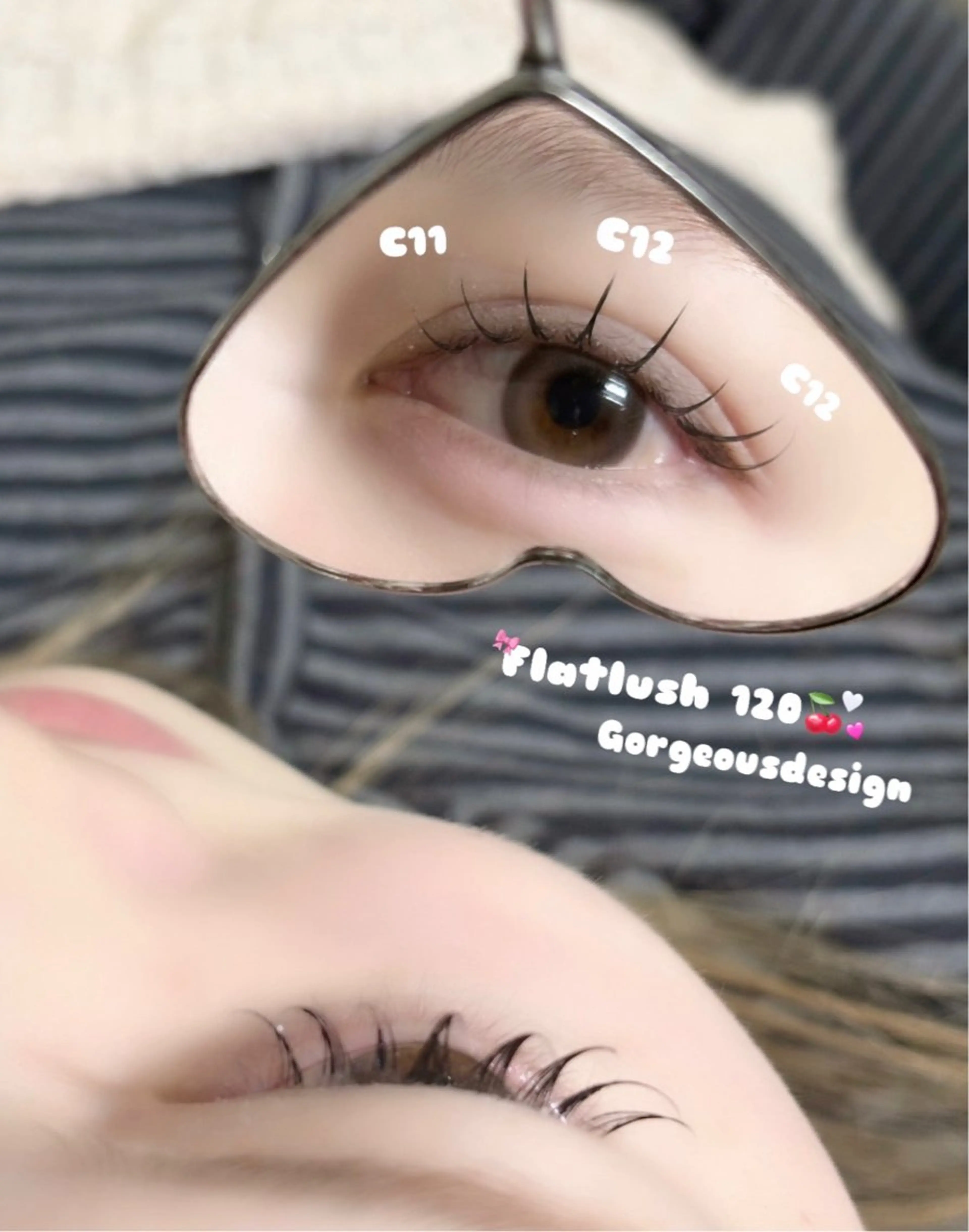 マツエク・マツパ Niyu名駅 maoのマツエク・マツパデザイン