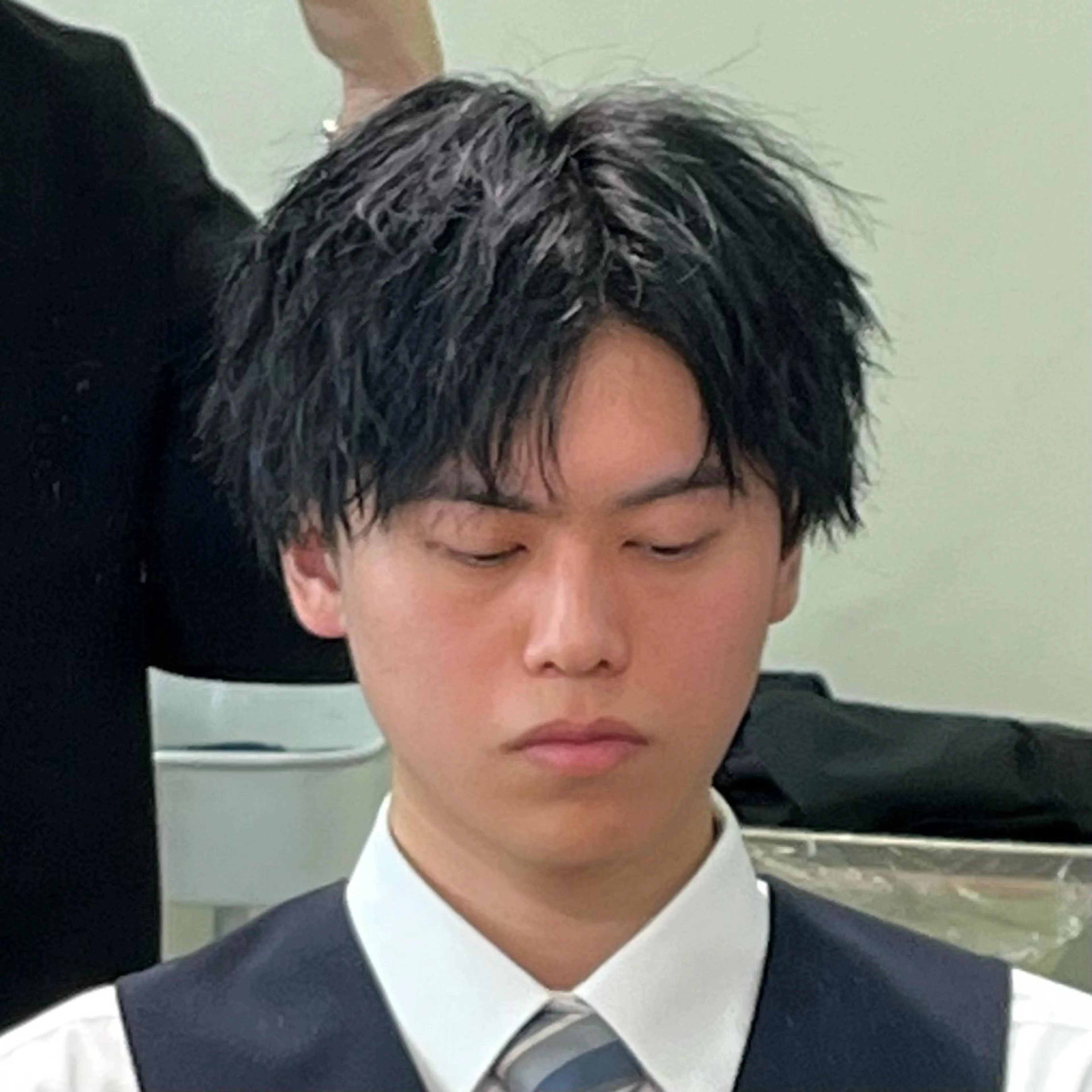 メンズ フェザーパーマ🌙 毛流れ yuzukiのヘアスタイル