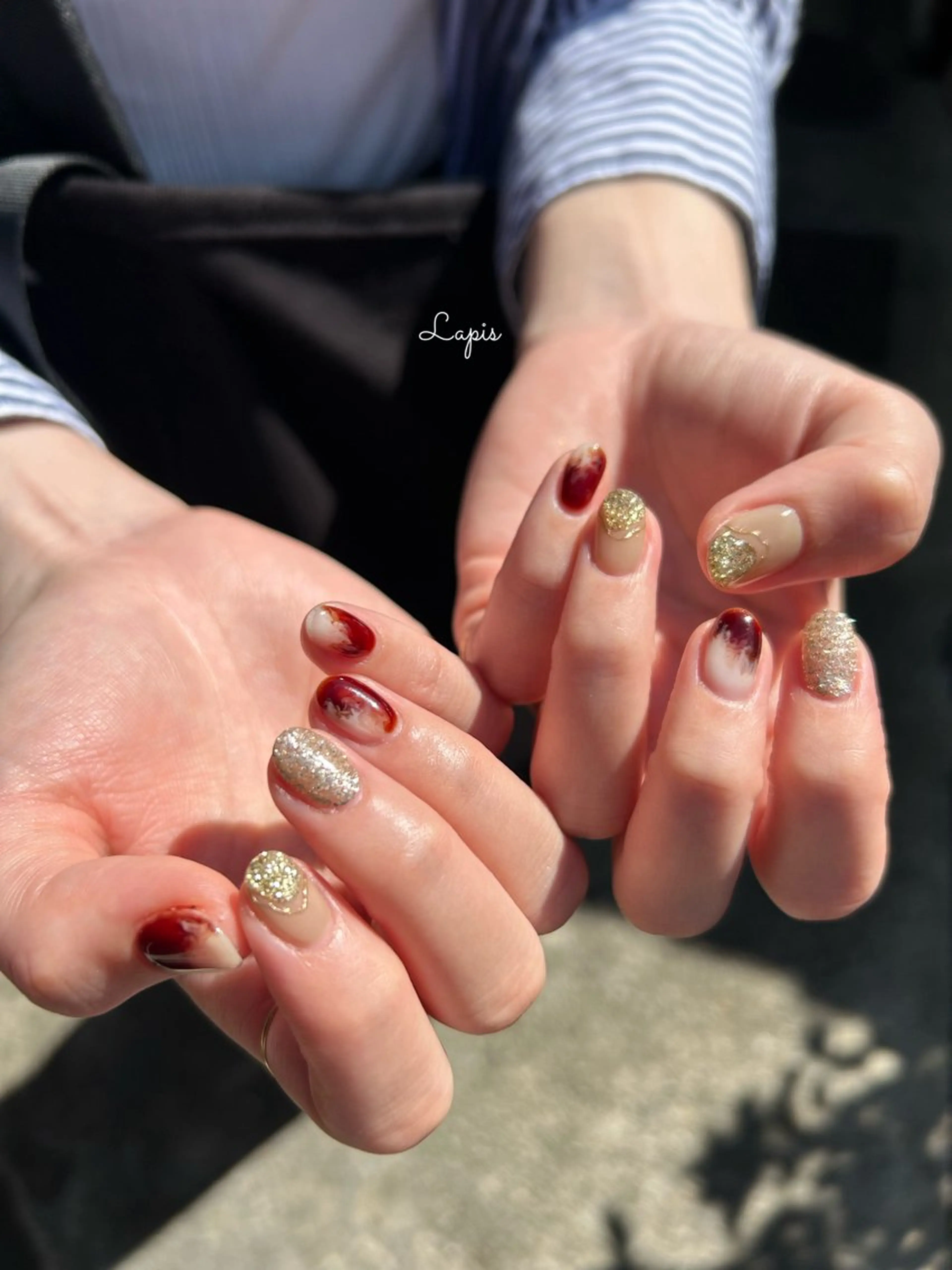 ネイル ハンドネイル Lapis *のネイルデザイン