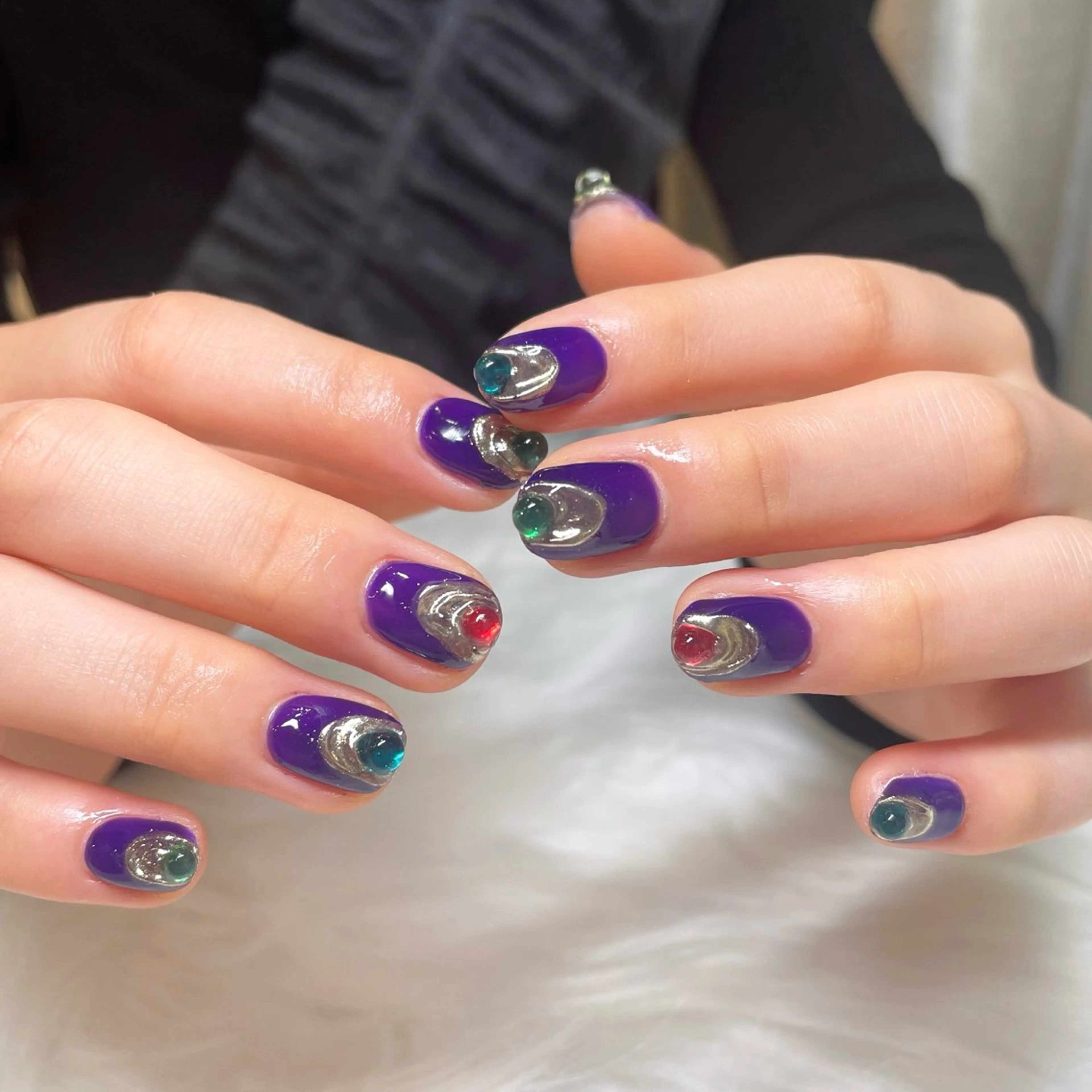 ネイル ハンドネイル 新井 ひなののネイルデザイン