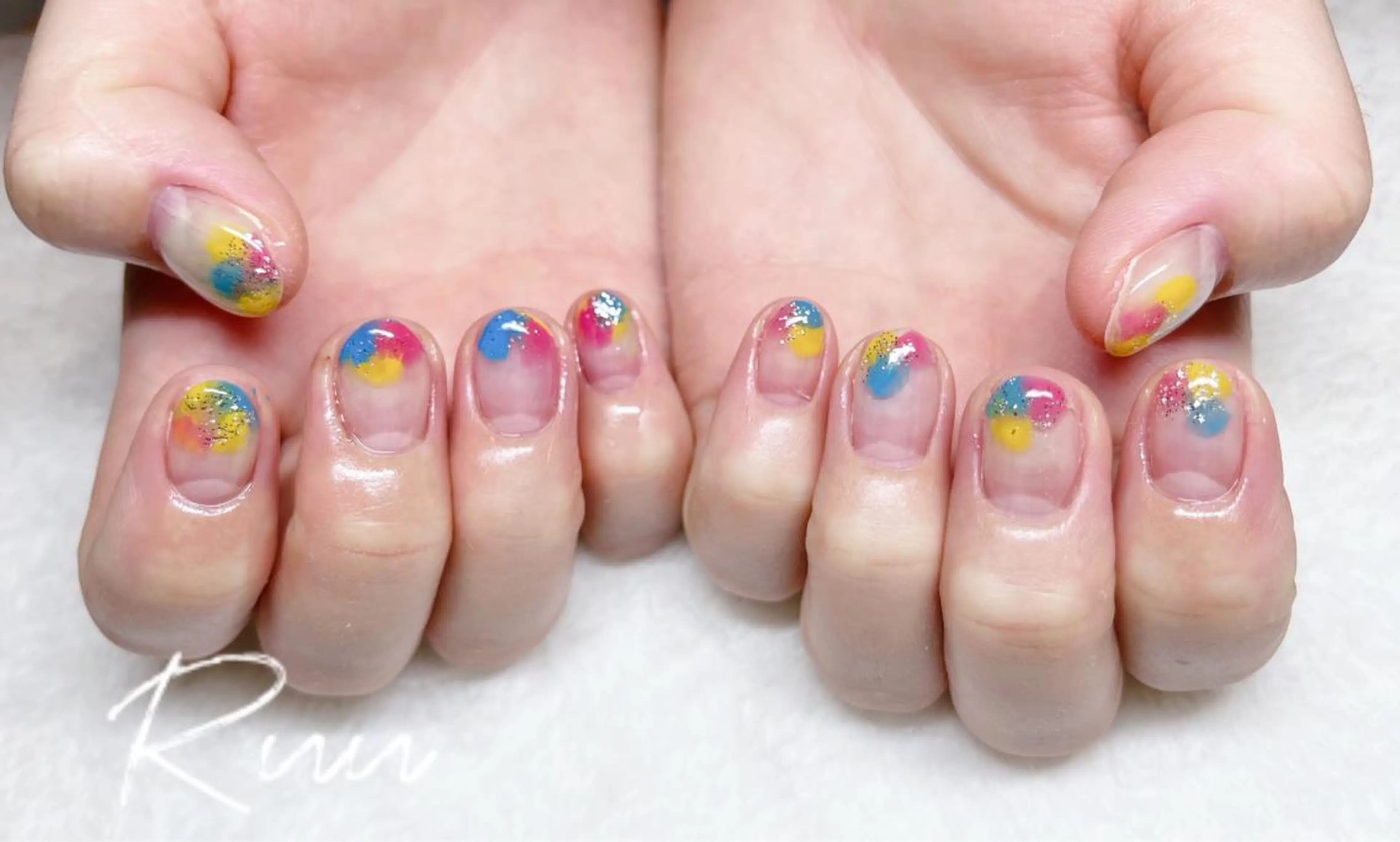 ネイル アートネイル フットネイル フレンチネイル キラキラネイル 韓国ネイル Nail salon Ruuのネイルデザイン