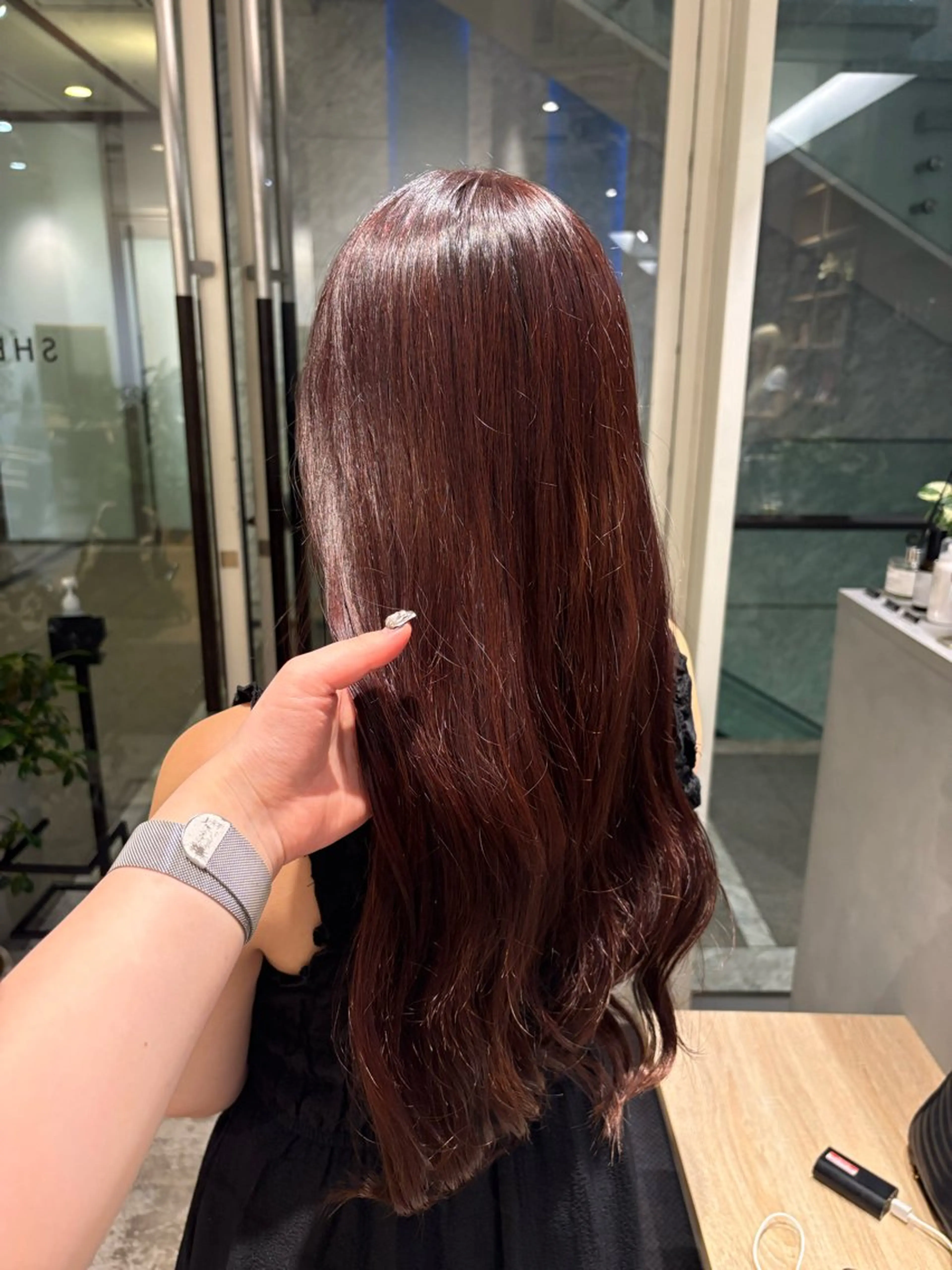 ロング カラー SHEA /縮毛矯正 イソダハルカのヘアスタイル