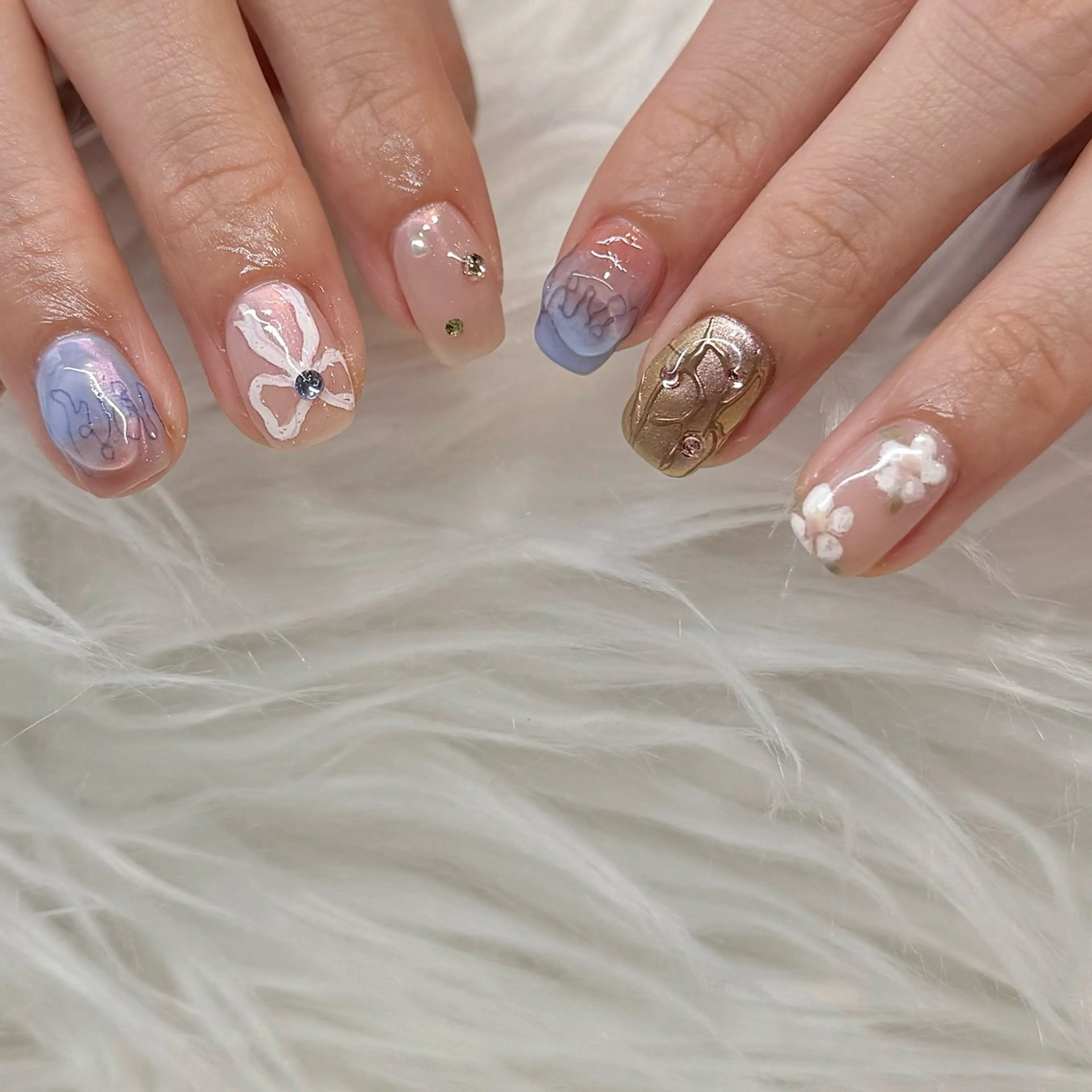 ネイル ハンドネイル 新井 ひなののネイルデザイン