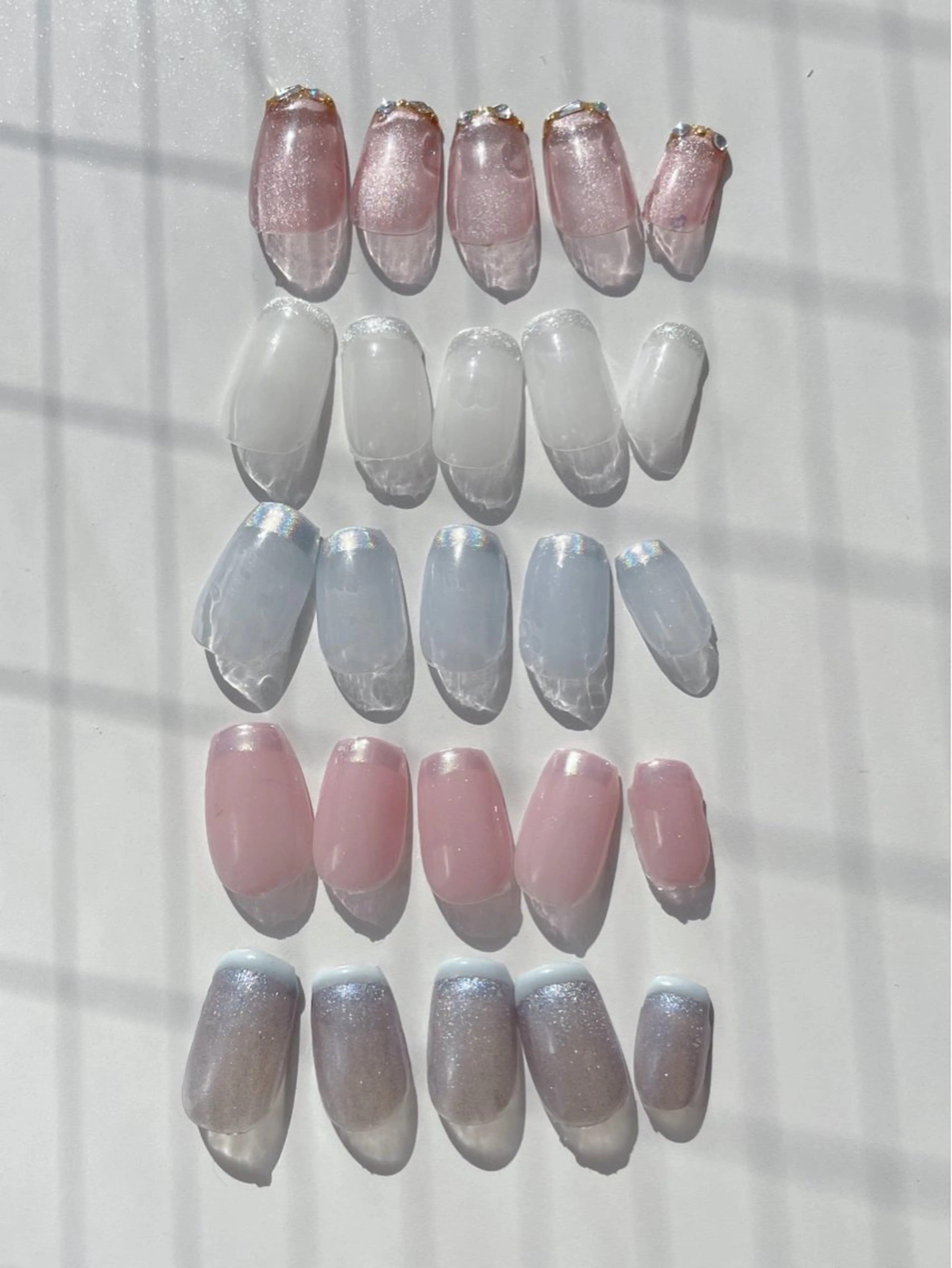 ネイル フレンチネイル マグネットネイル ミラーネイル Tiam💅 中目黒♡のネイルデザイン