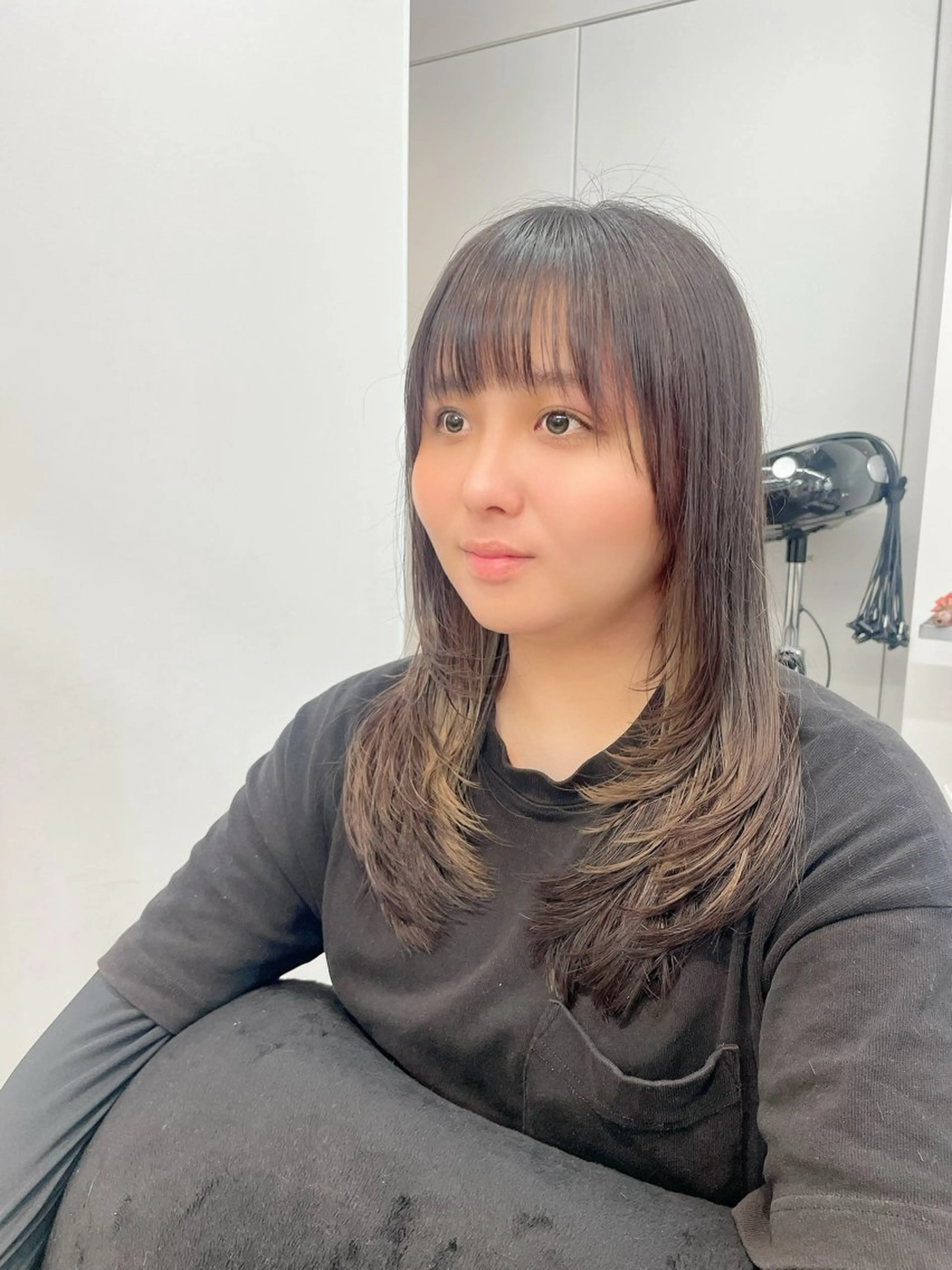 セミロング カット トリートメント ヘッドスパ 髙橋 真香のヘアスタイル