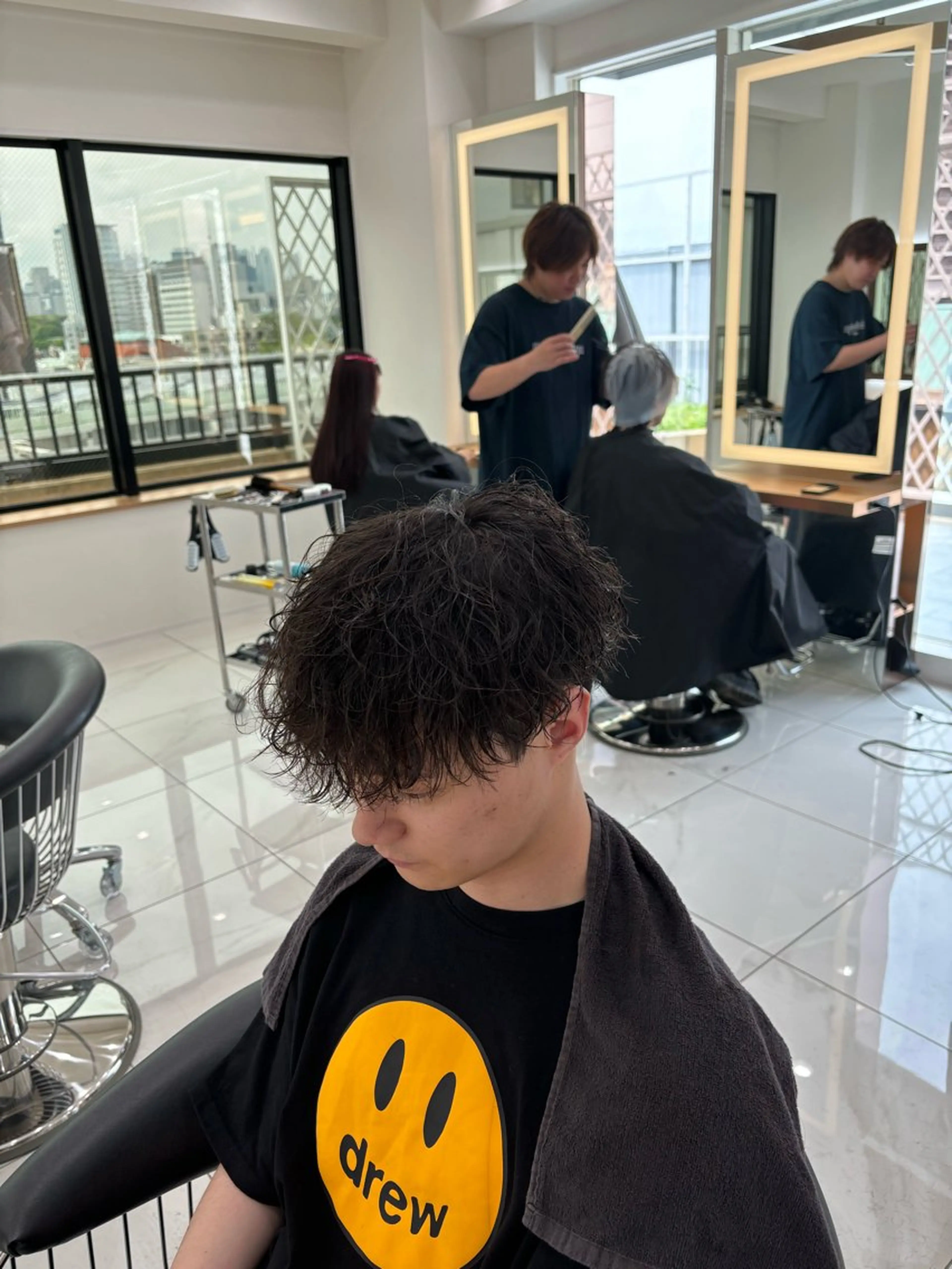 パーマ メンズ メンズパーマ メンズパーマ/ メンズカット/仙田旭のヘアスタイル