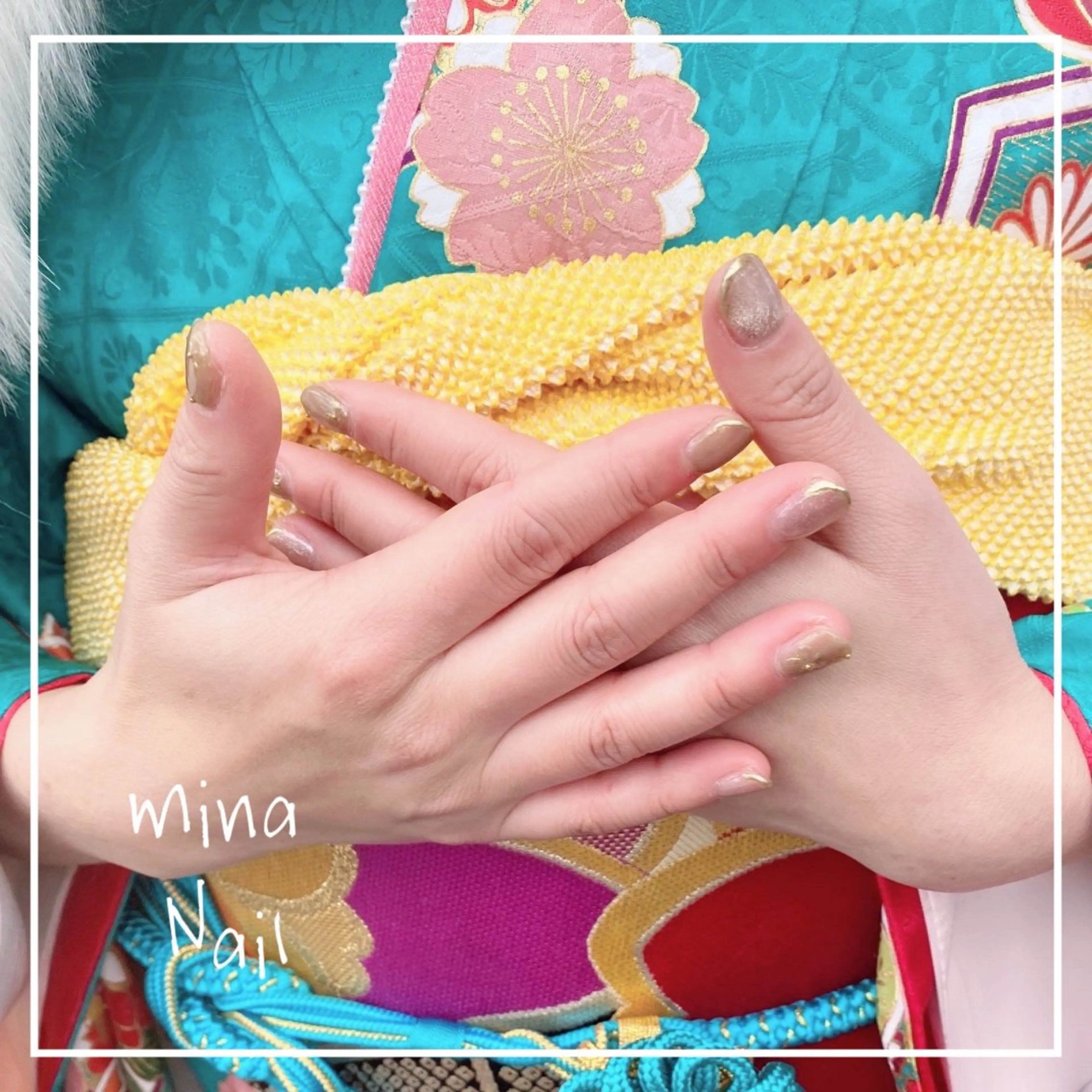 ネイル 成人式 mina Nailのネイルデザイン