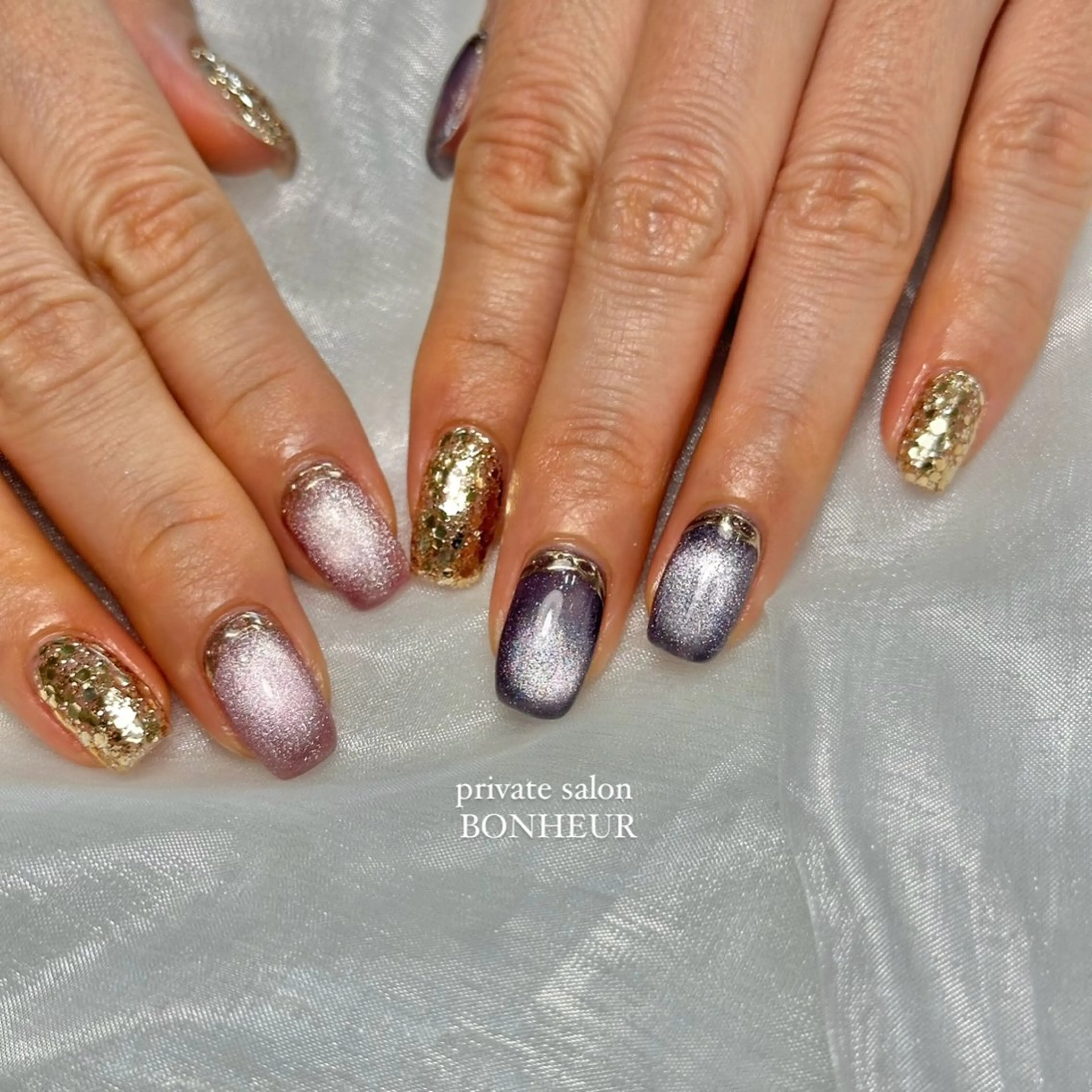 ネイル ハンドネイル BONHEUR Annaのネイルデザイン