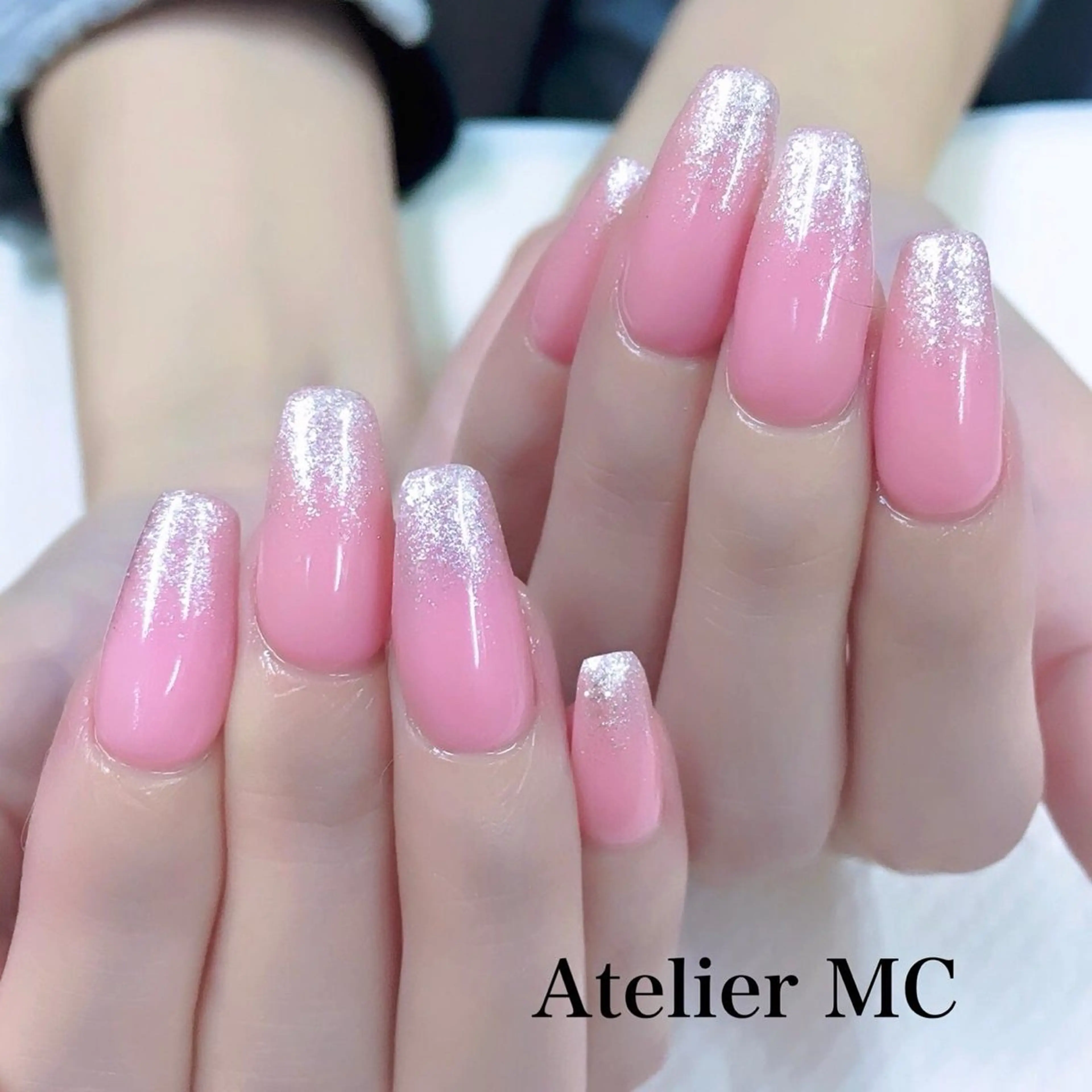 ネイル ラメ(グリッター) ハンドネイル アトリエ エムシー 【新富町・東銀座】のネイルデザイン