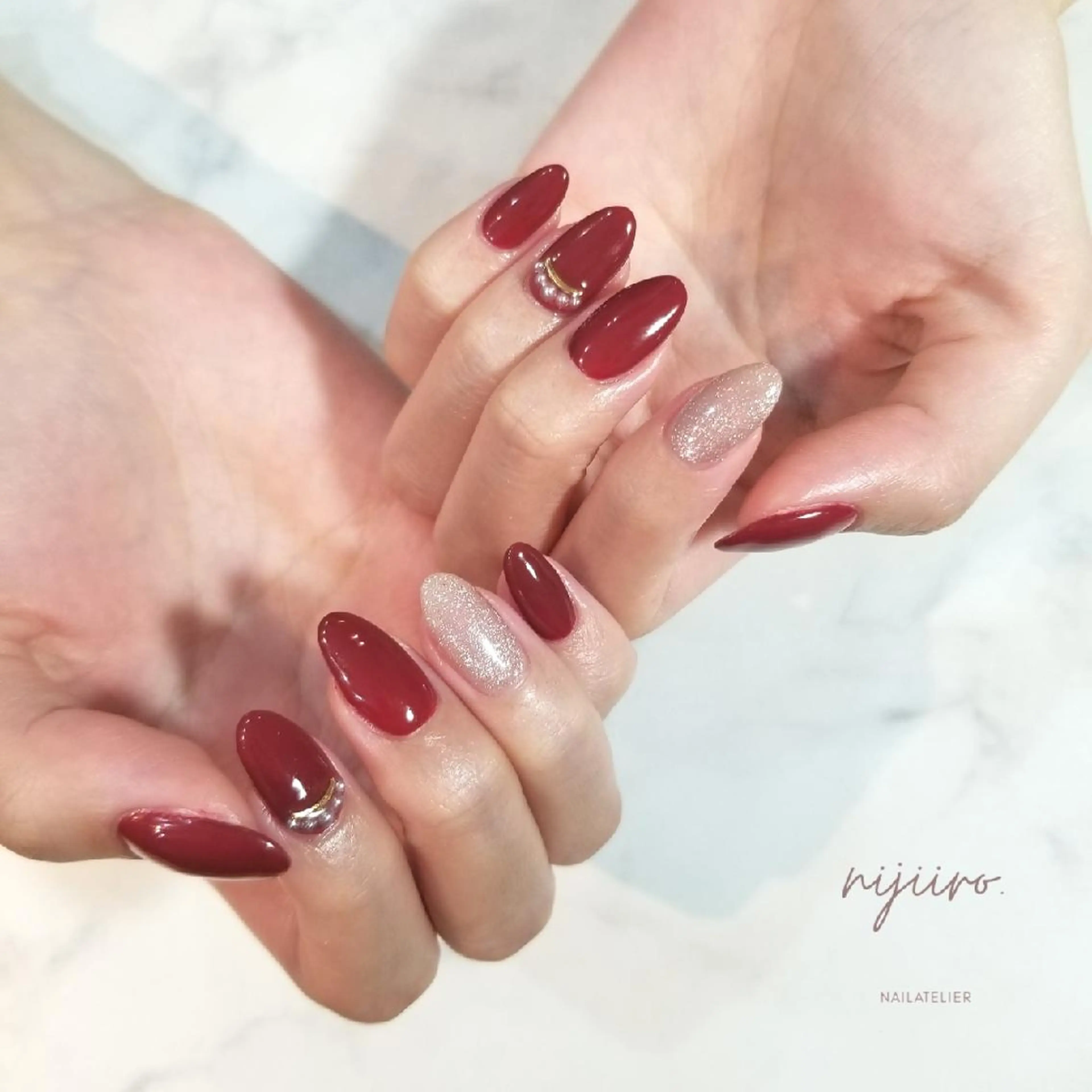 ネイル ハンドネイル nijiiro🌈 サトウのネイルデザイン