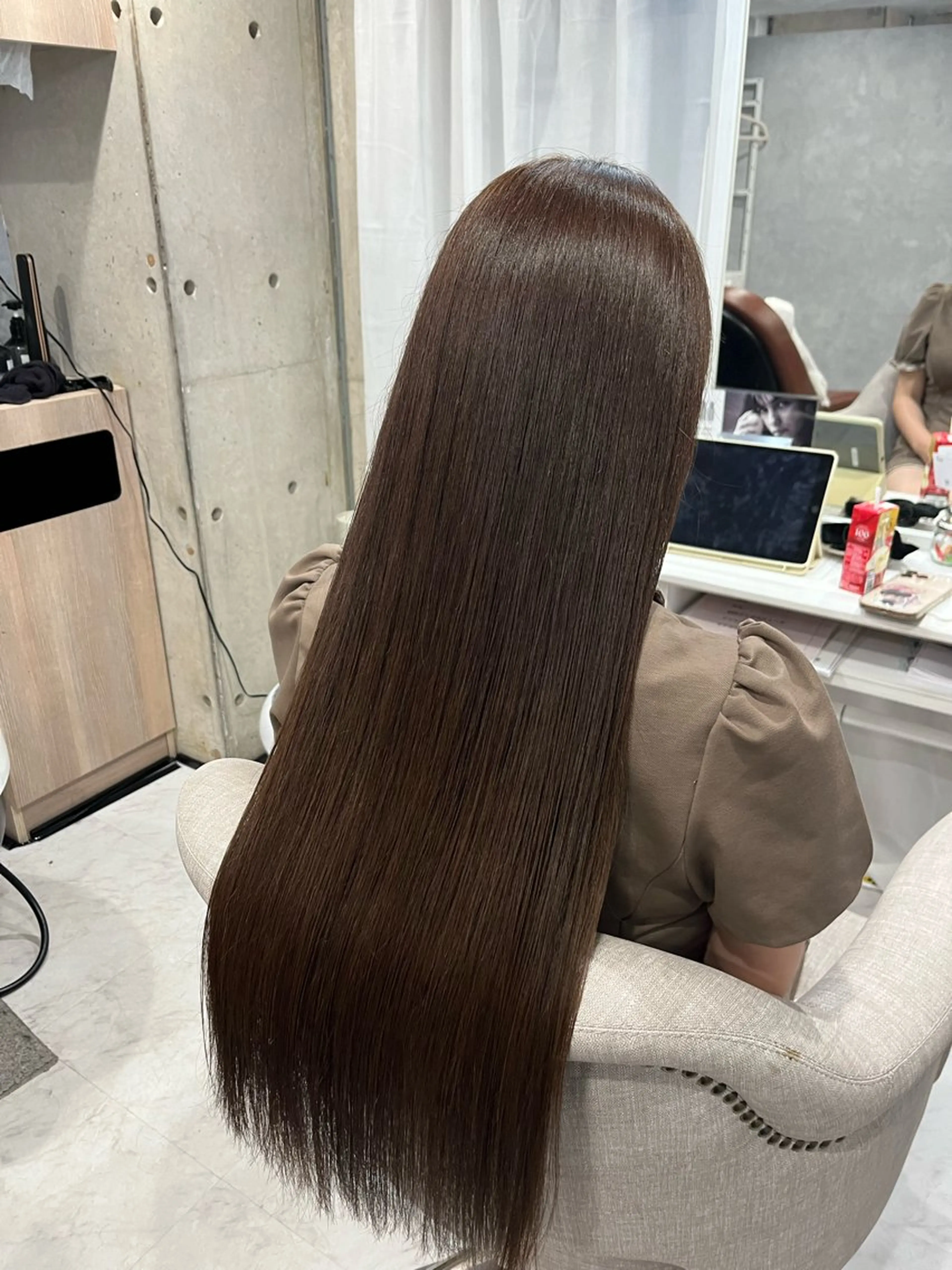 ロング 髪質改善 トリートメント fee小倉店 Asakaのヘアスタイル