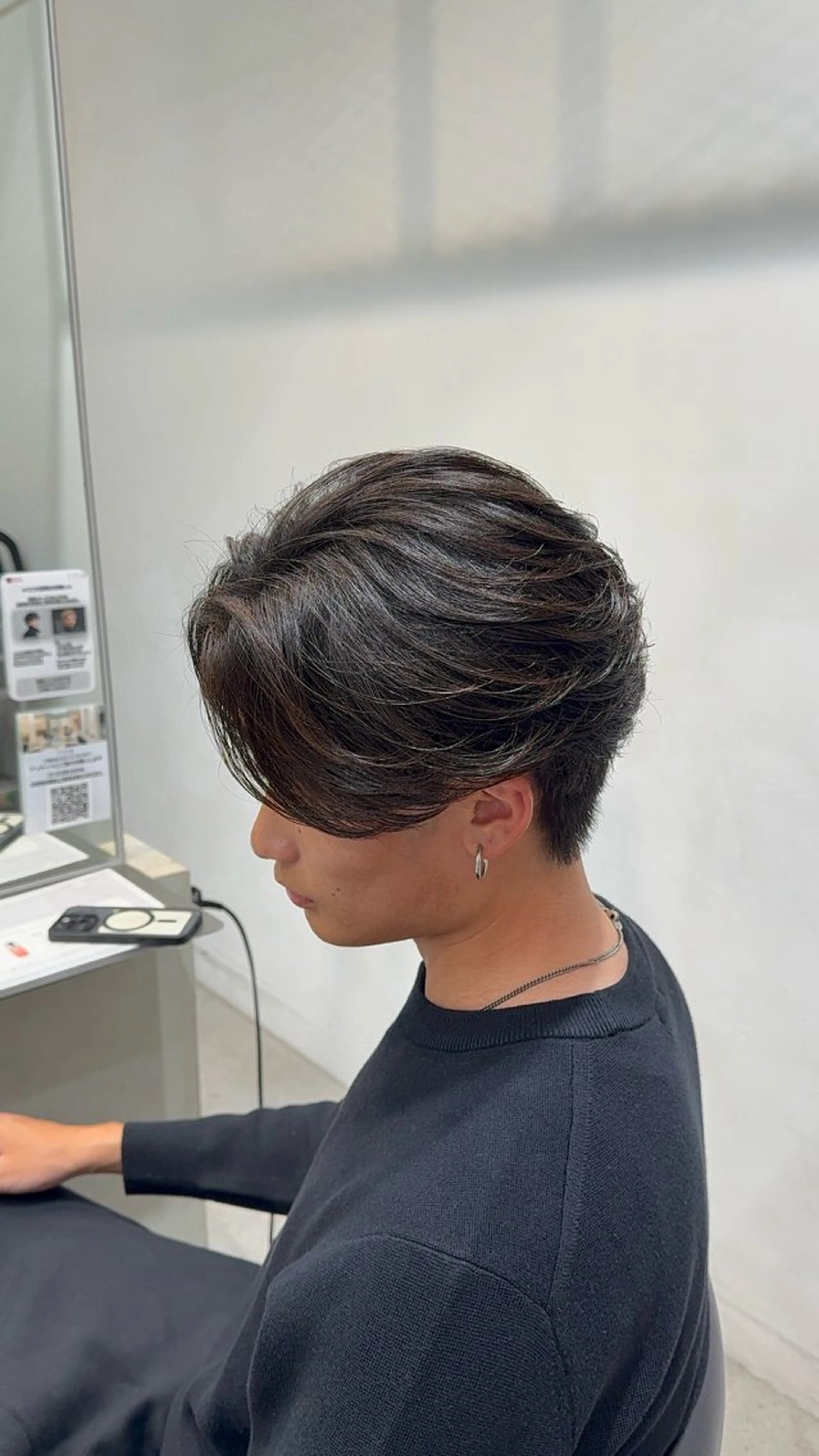 ショート パーマ メンズ メンズパーマ ニュアンスパーマ カット パーマ トリートメント fifth 一寸木 桂斗のヘアスタイル