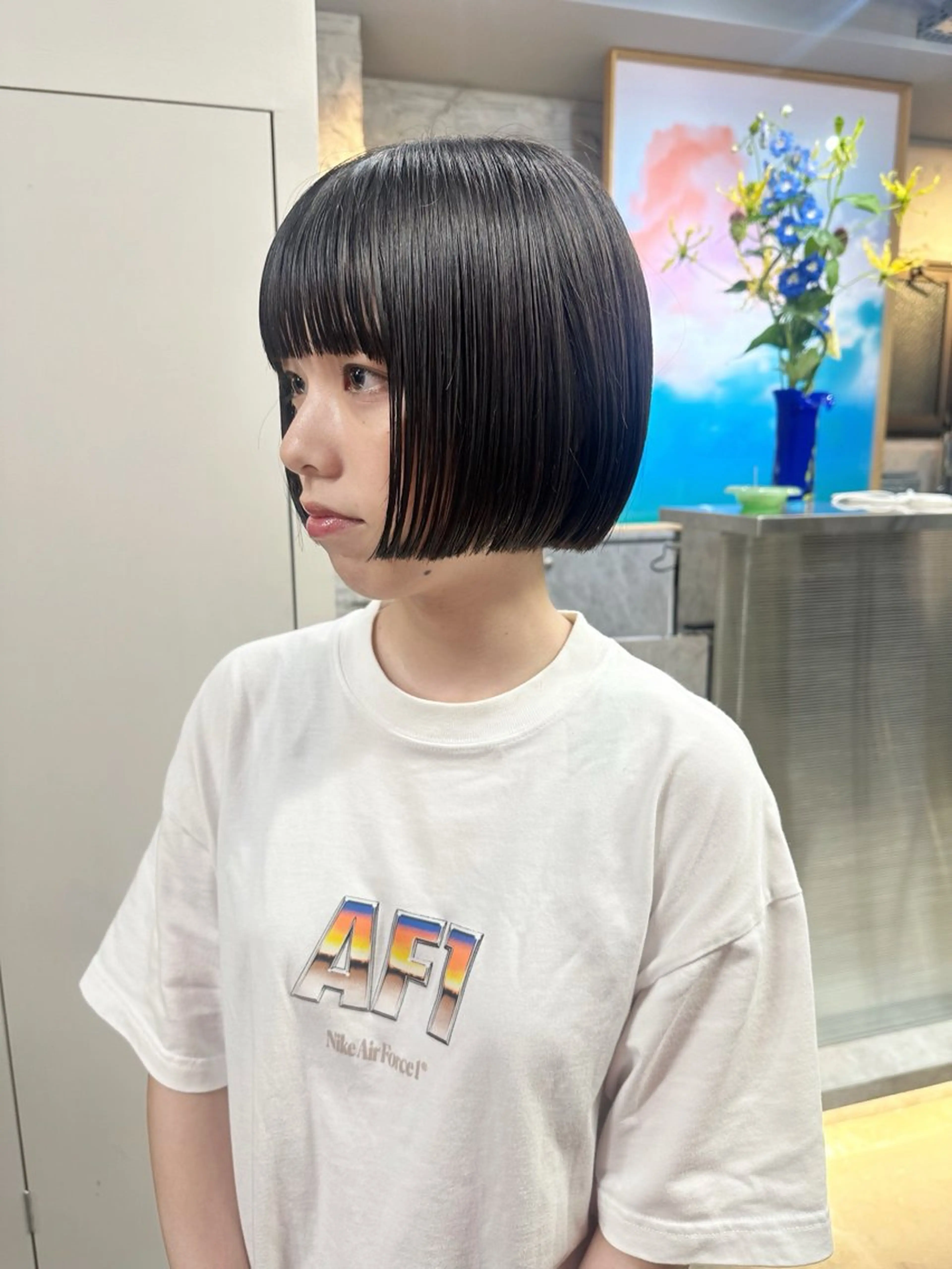 ショート ハッシュカット🎀 レイヤーカットのヘアスタイル