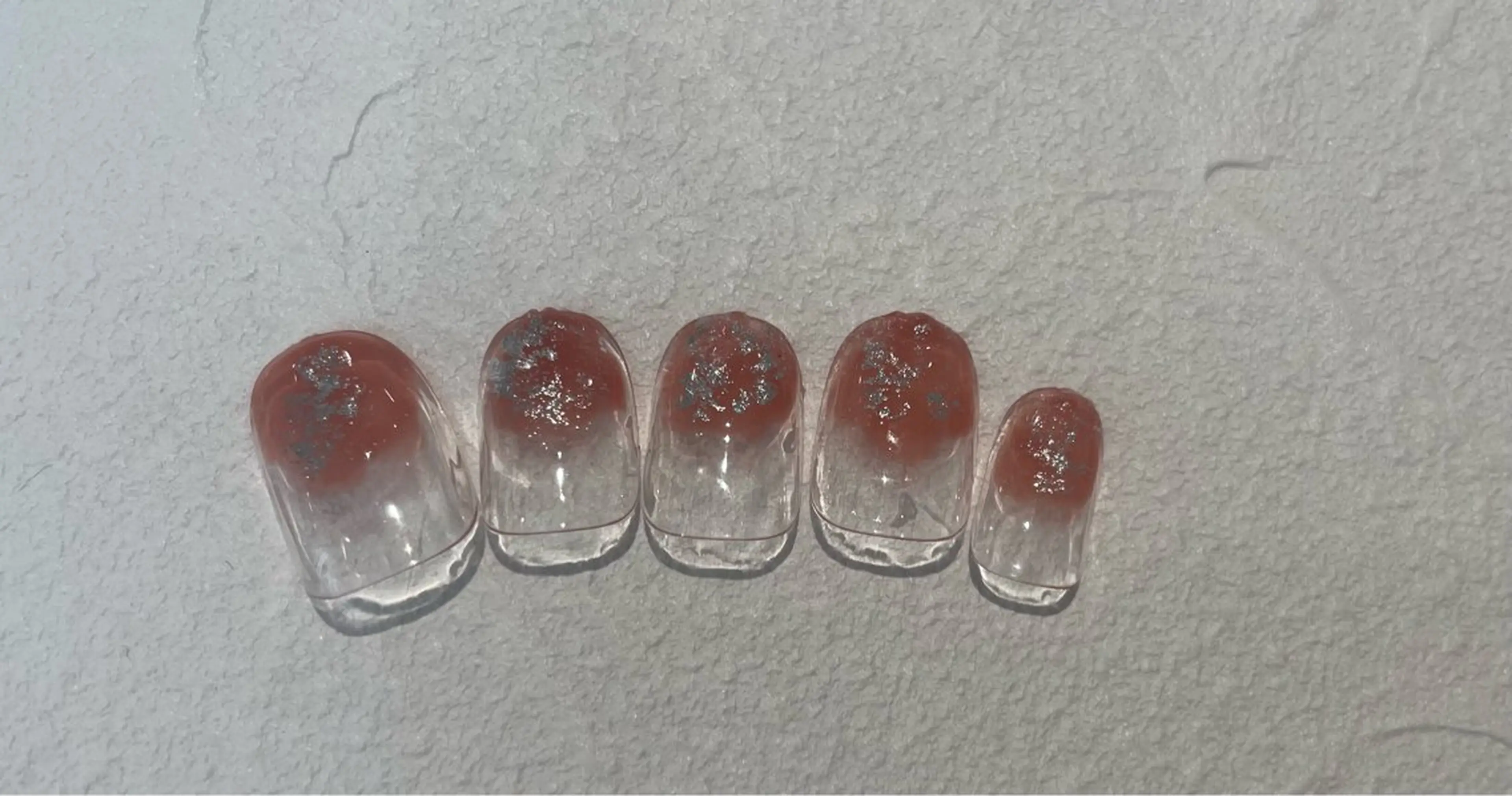 オフ込み定額ネイル、色変え可の写真