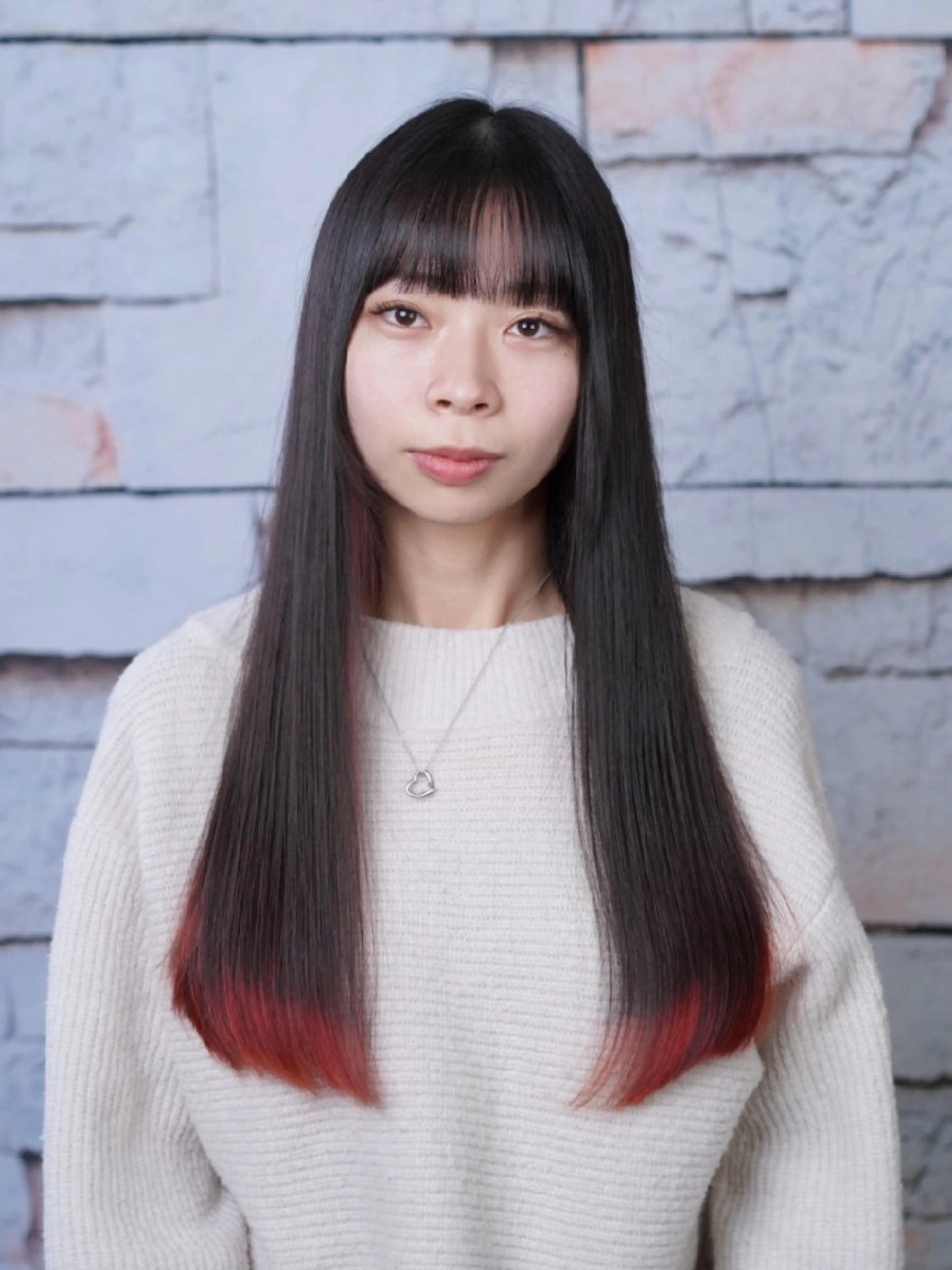 ロング カラー 松尾 泰伸のヘアスタイル