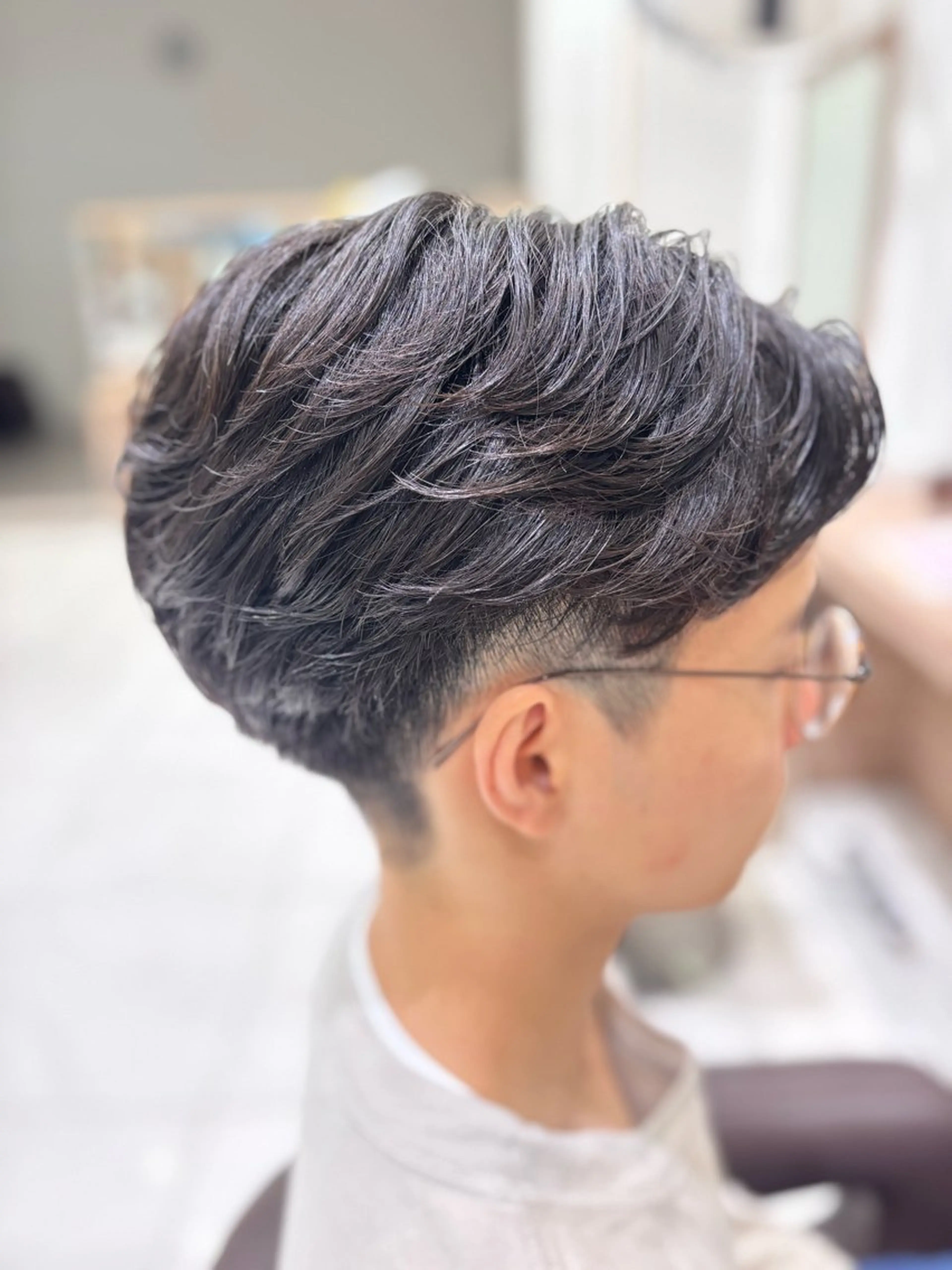 ショート パーマ カット パーマ 🐈‍⬛SARA🎀 メンズ縮毛矯正のヘアスタイル