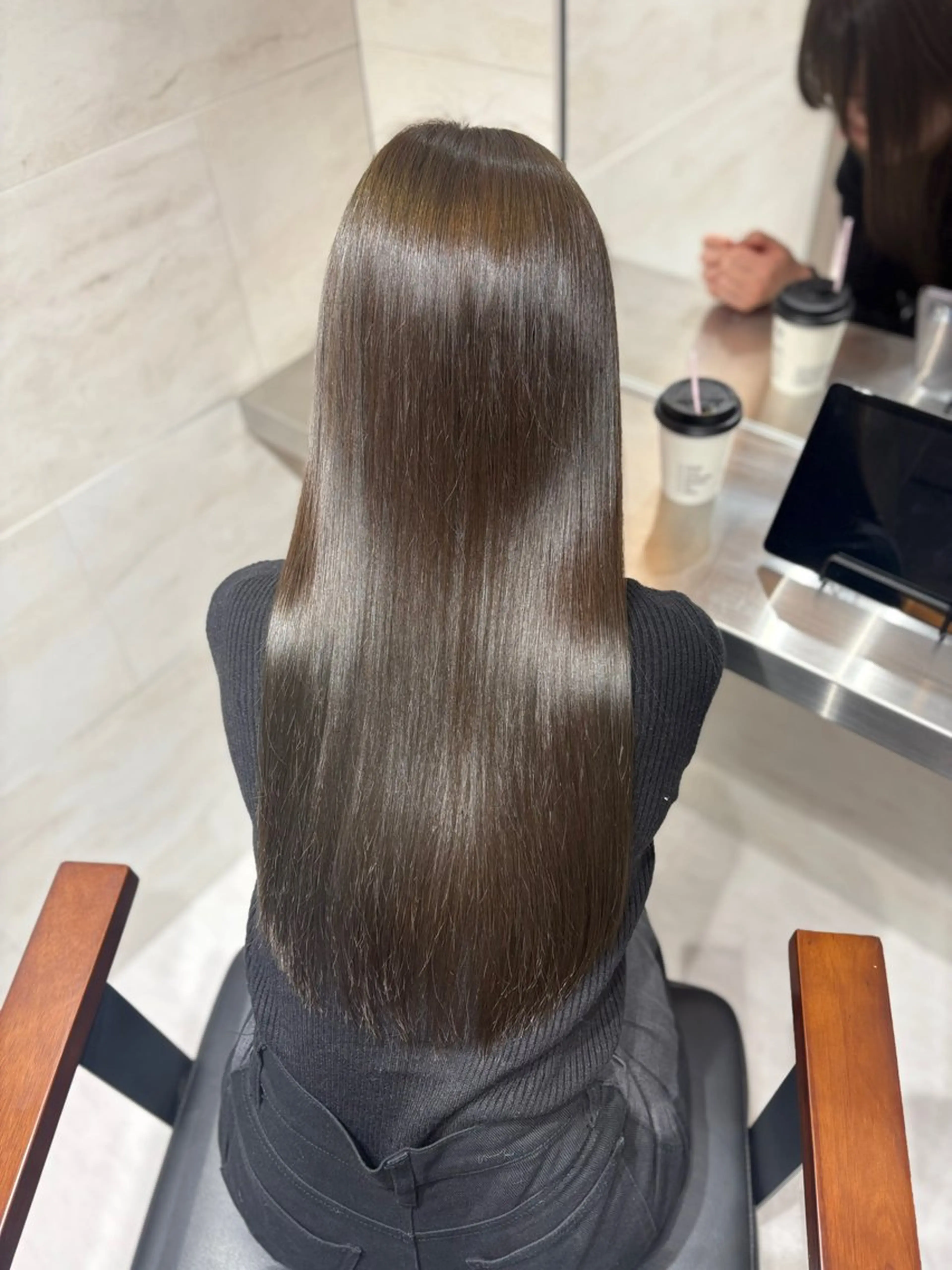 ロング 髪質改善 カット ヘアカラー トリートメント Lucas髪質改善 natsukiのヘアスタイル