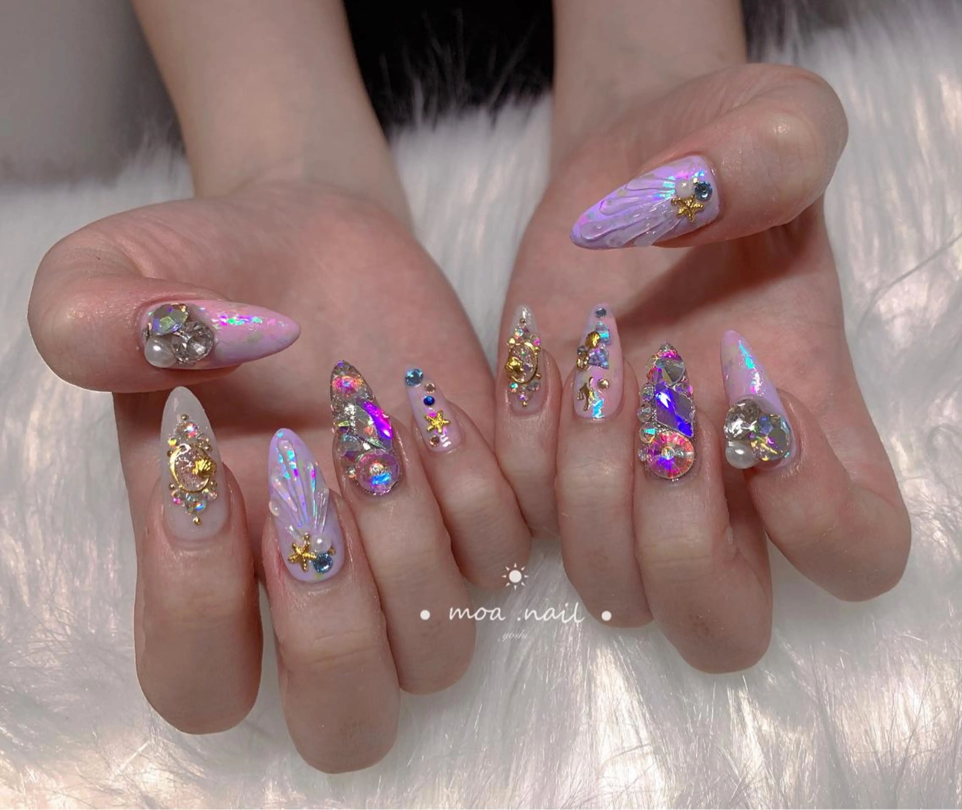 ネイル スカルプネイル MOA NAIL所属・MoaNail🫶 Yoshiのネイルデザイン