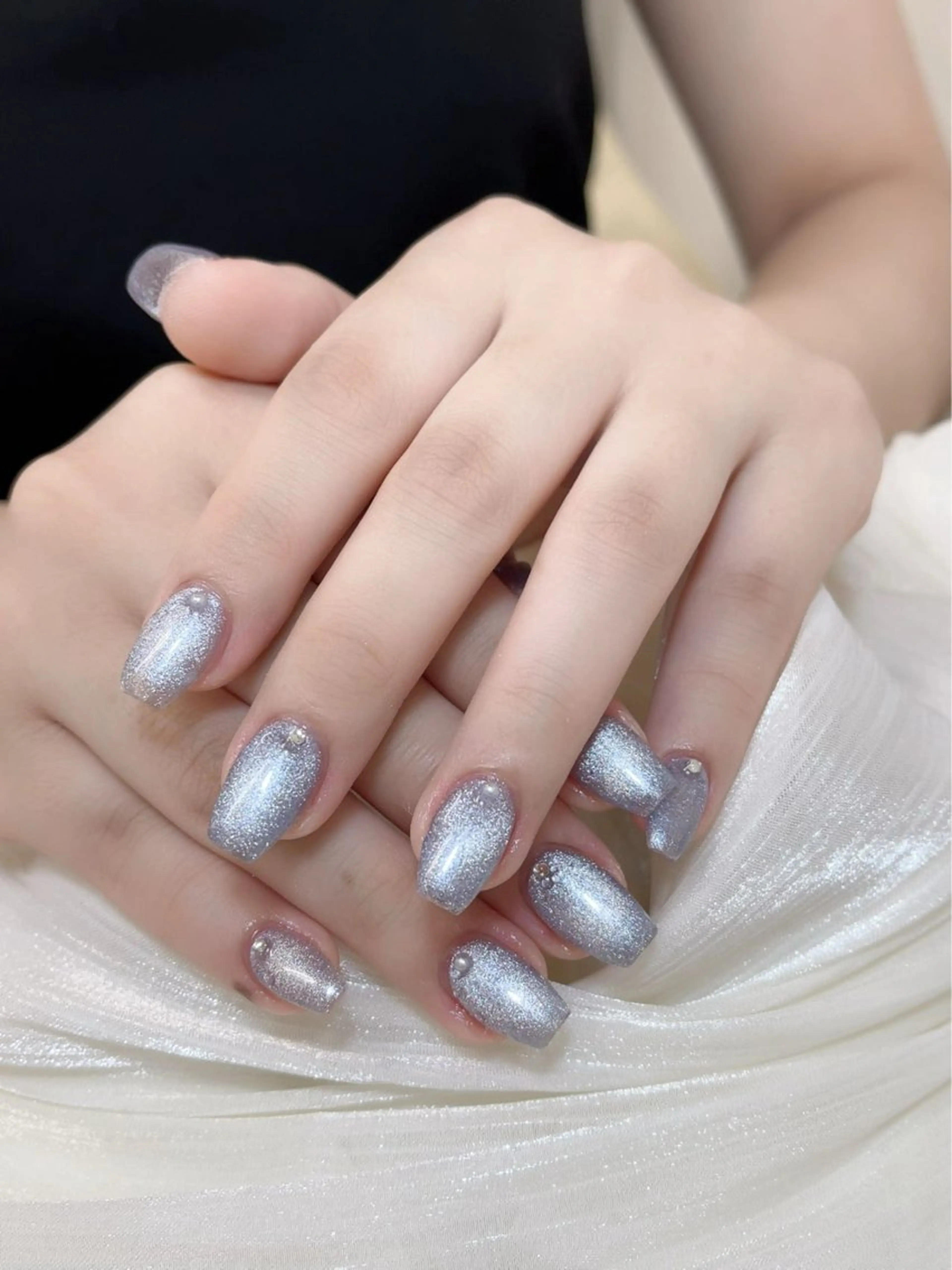 ネイル マグネットネイル ストーンネイル 陳 rinaのネイルデザイン