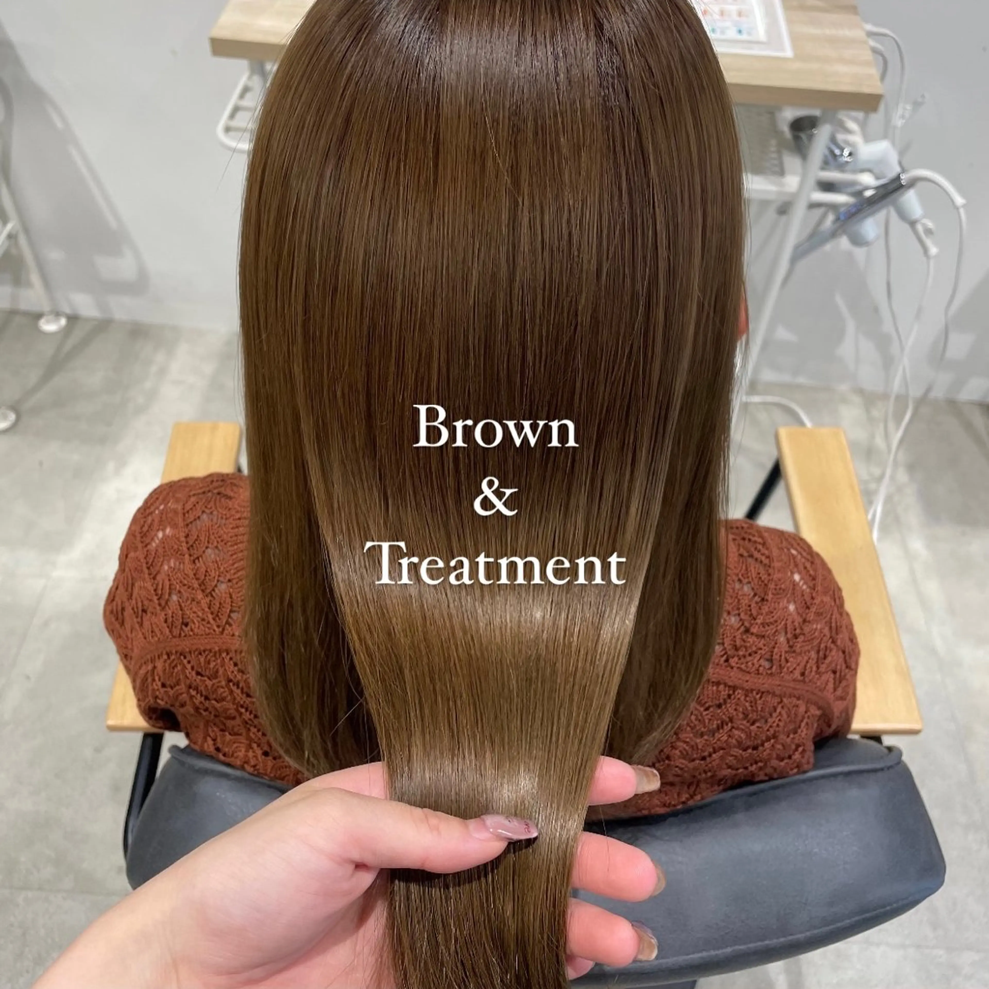 セミロング カラー sawaka🪽うる 艶カラー/レイヤーのヘアスタイル