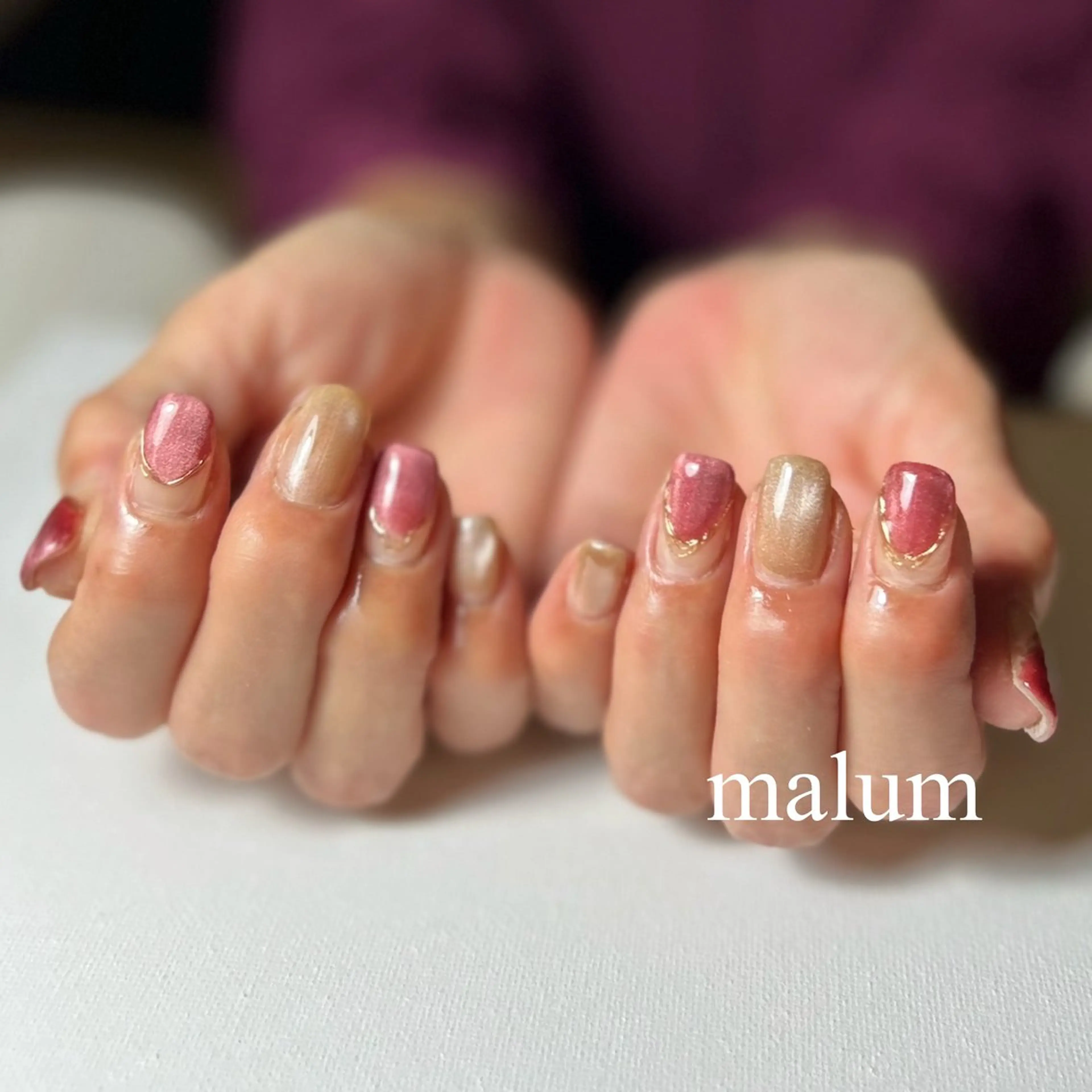 ネイル ハンドネイル malum nailのネイルデザイン