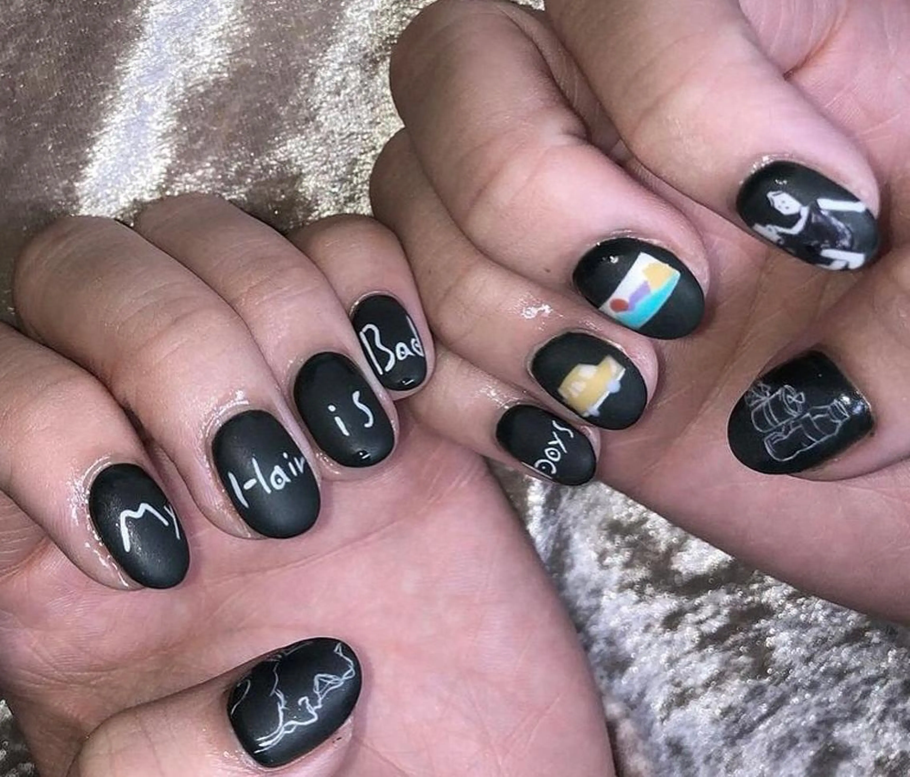 ネイル アートネイル パラあり！フィルイン 美フォルムのネイルデザイン