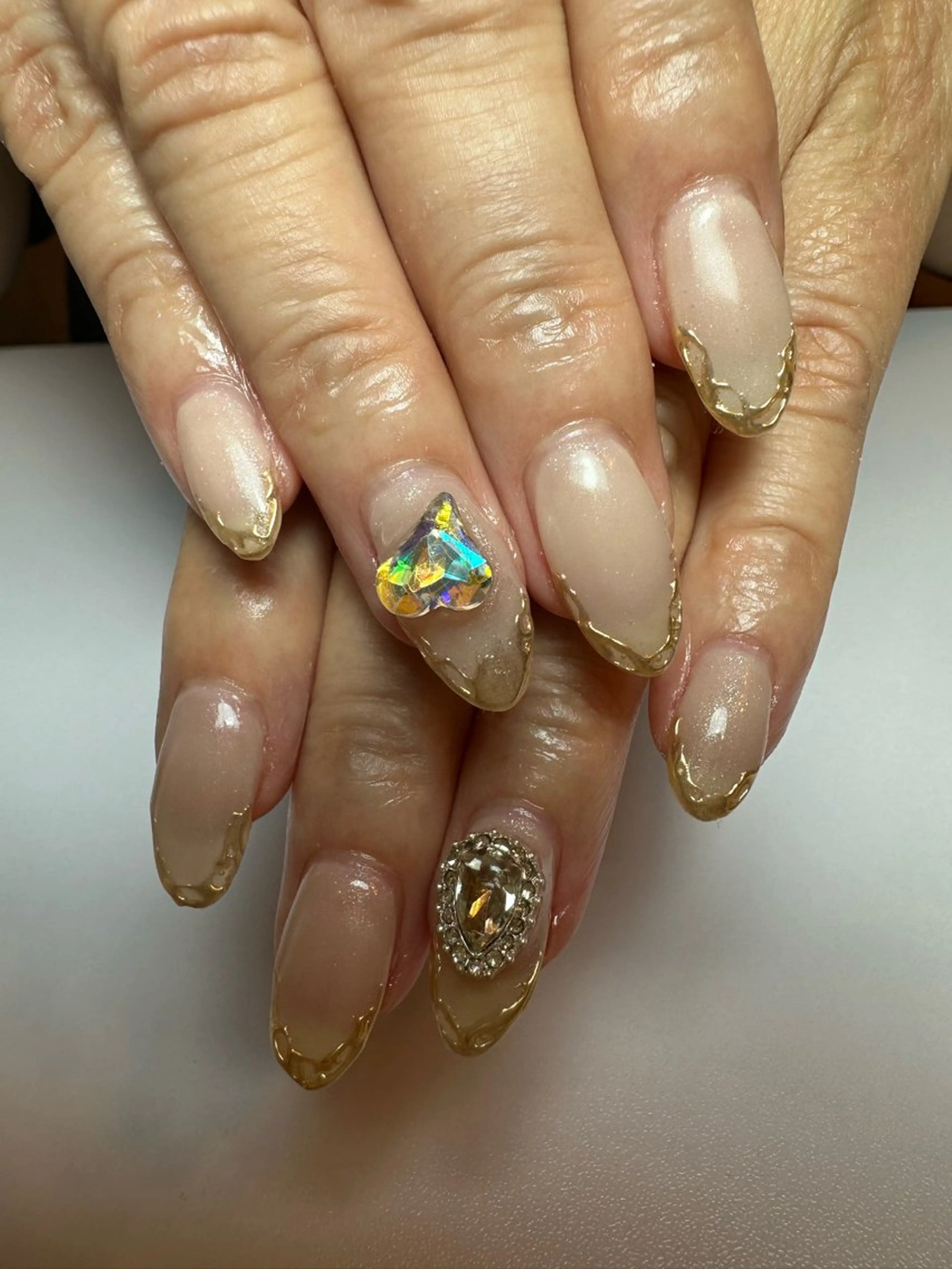 セミロング shandy nailのネイルデザイン