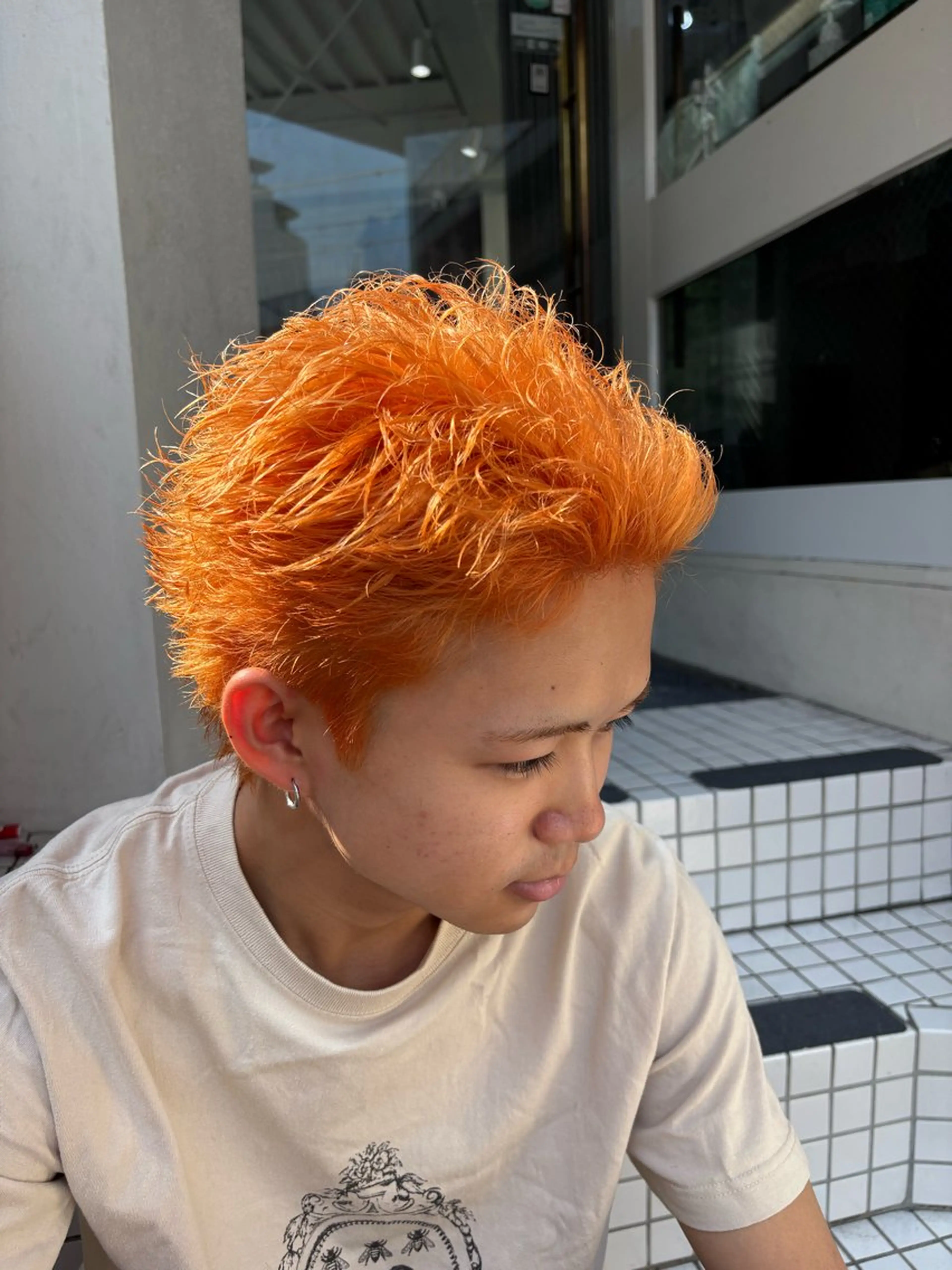 カラー メンズ ニュアンス/シャドウ /韓国系/梅田茶屋町のヘアスタイル